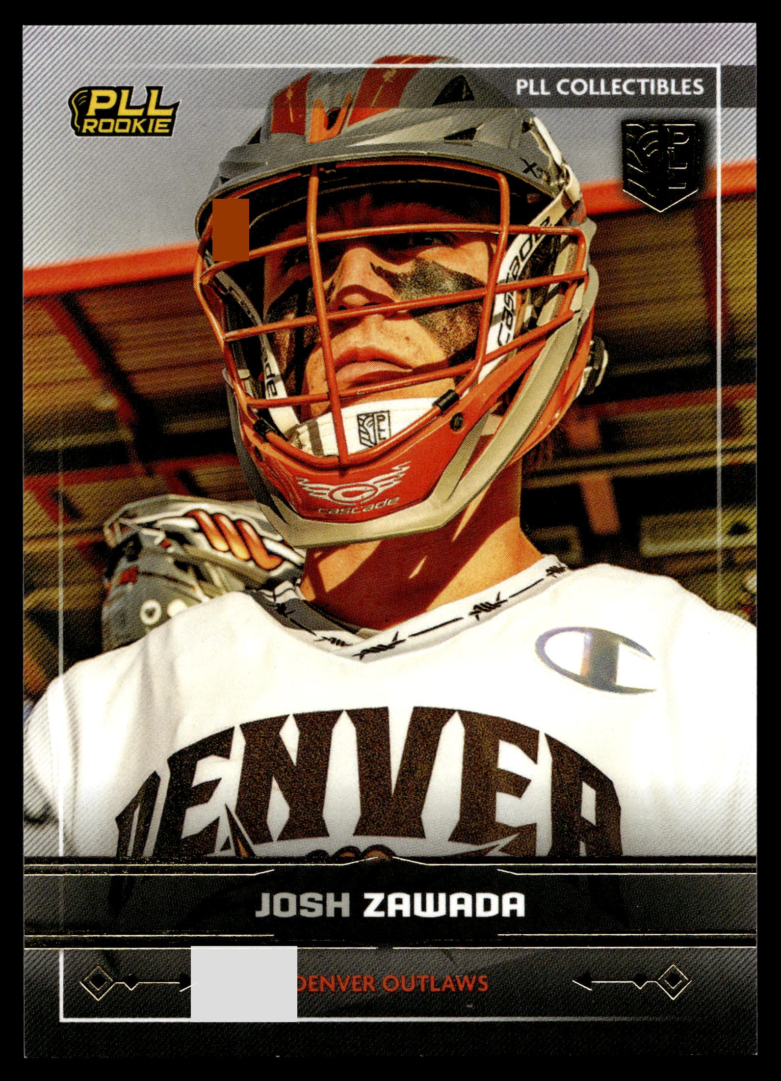 Josh Zawada 2025 PLL Fieldside Denver Outlaws Gold Foil #69