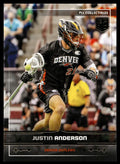 Justin Anderson 2025 PLL Fieldside Denver Outlaws Gold Foil #74