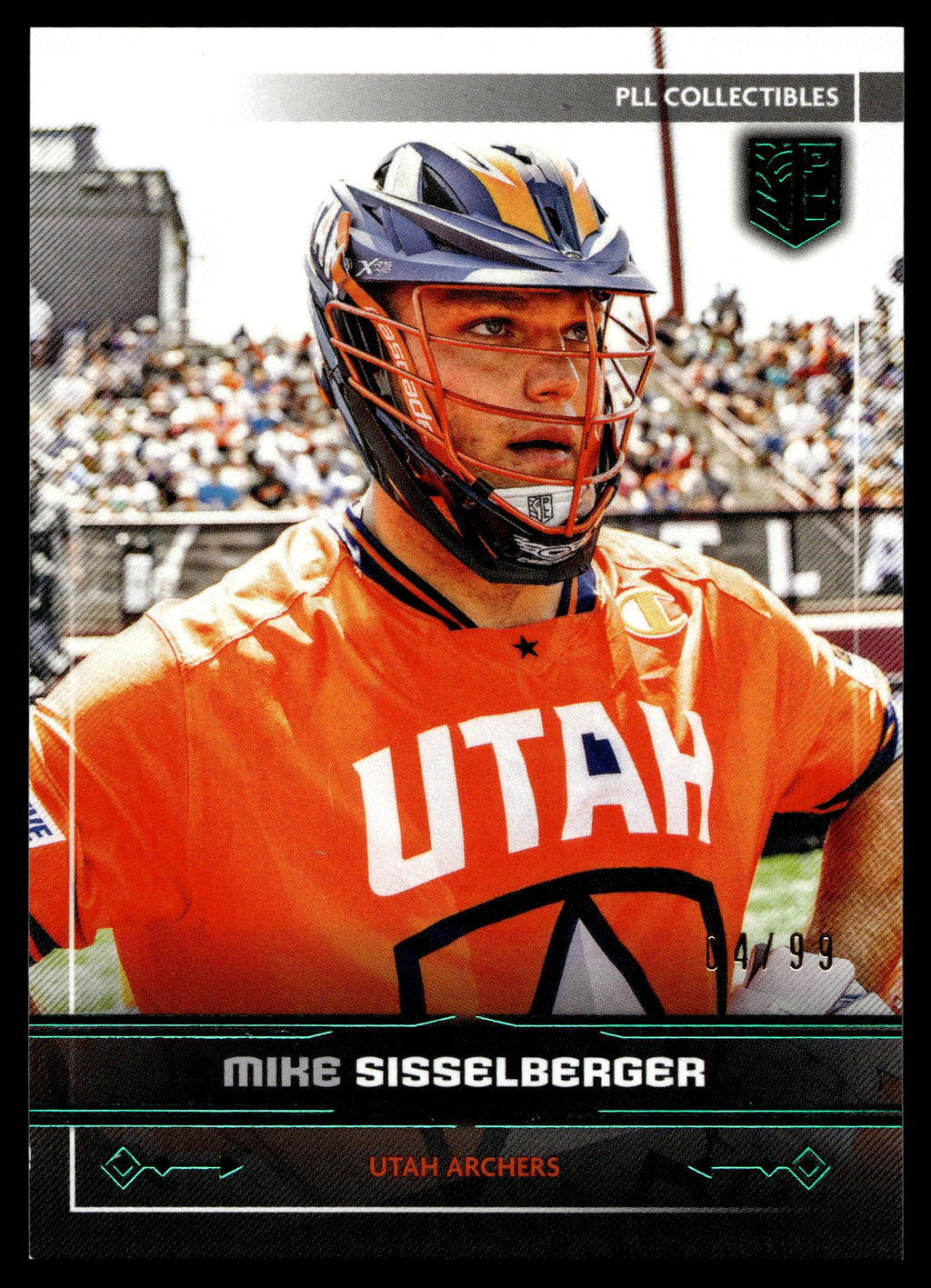 Mike Sisselberger 2025 PLL Fieldside Utah Archers Green Foil 04/99 #30