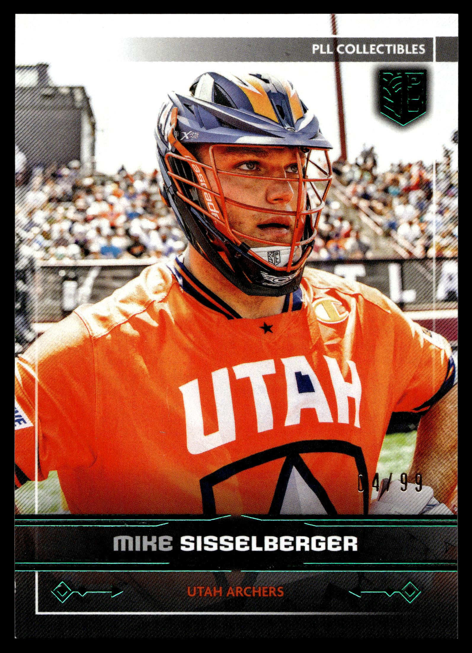 Mike Sisselberger 2025 PLL Fieldside Utah Archers Green Foil 04/99 #30