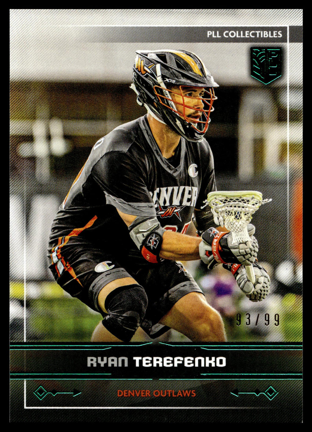 Ryan Terefenko 2025 PLL Fieldside Denver Outlaws Green Foil 93/99 #31