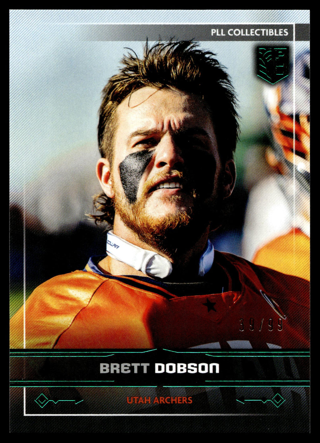 Brett Dobson 2025 PLL Fieldside Utah Archers Green Foil 39/99 #46