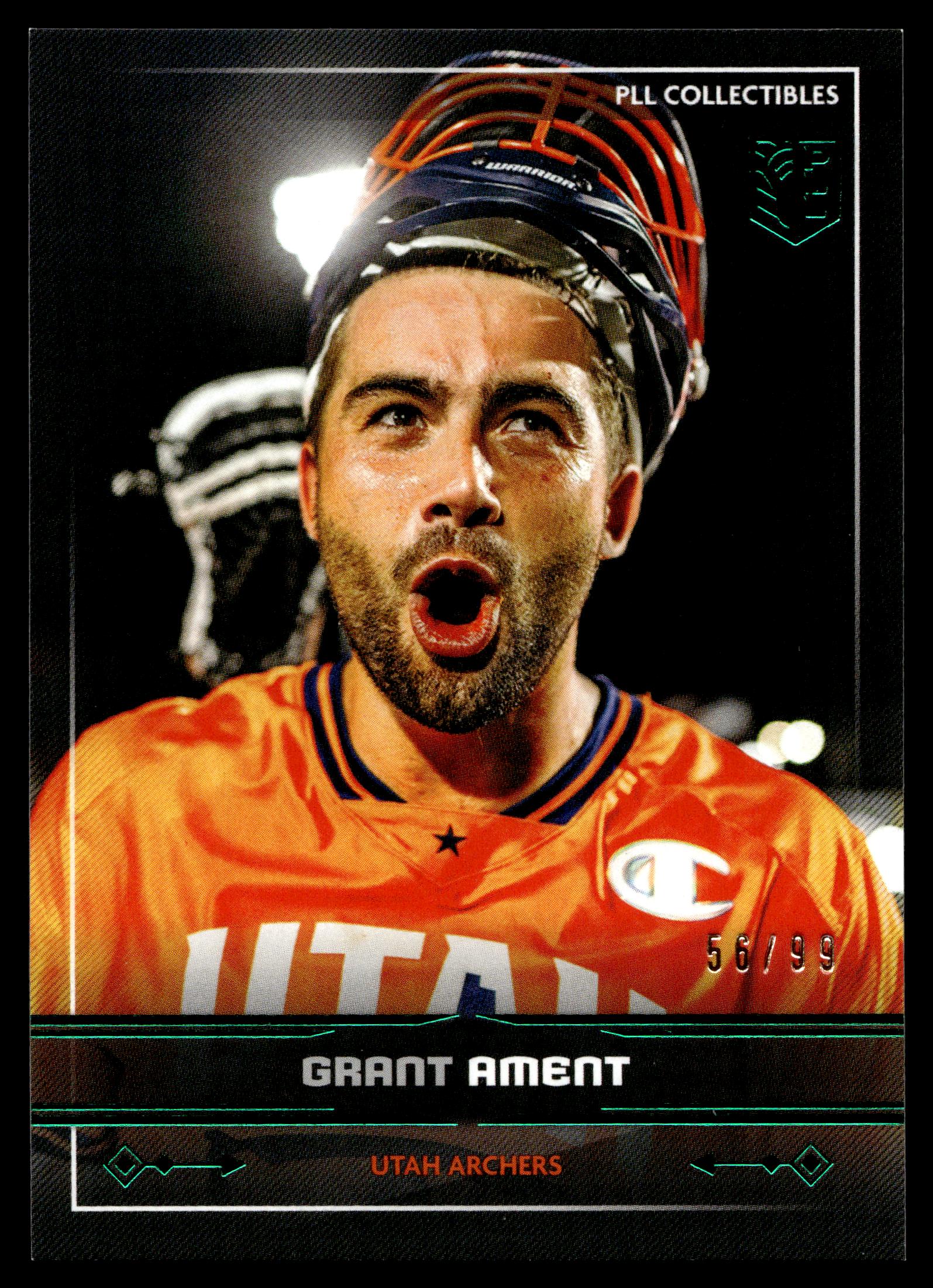 Grant Ament 2025 PLL Fieldside Utah Archers Green Foil 56/99 #48