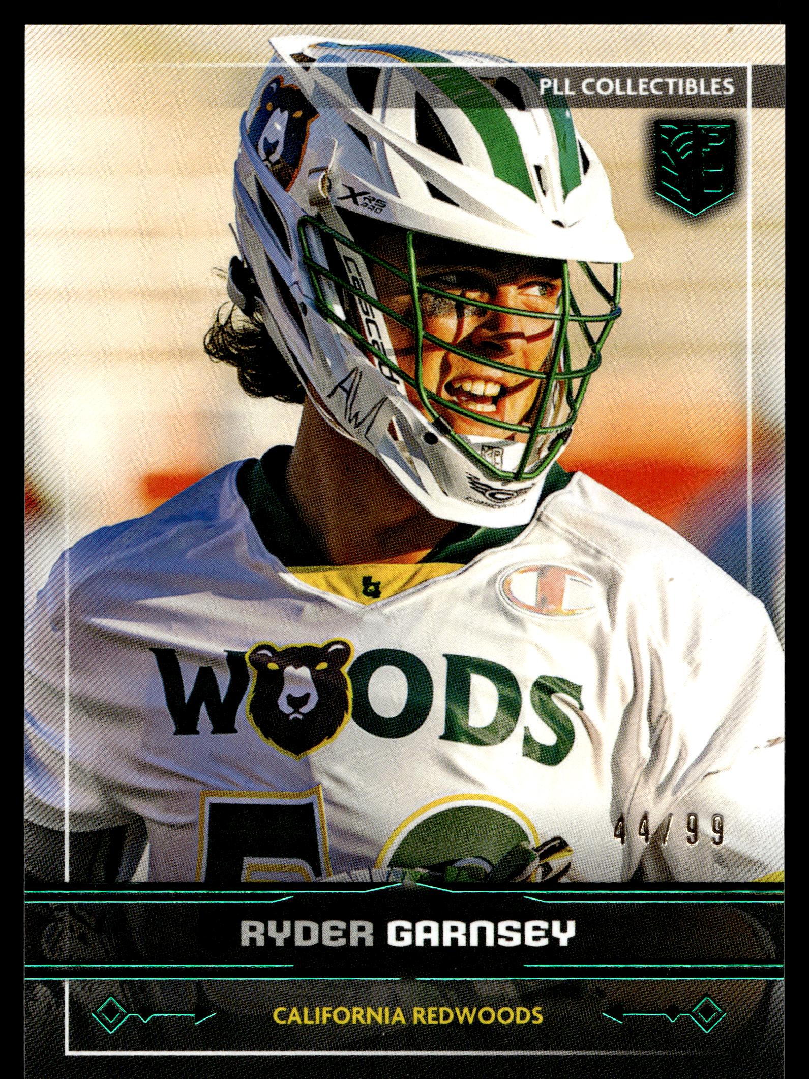 Ryder Garnsey 2025 PLL Fieldside California Redwoods Green Foil 44/99 #49
