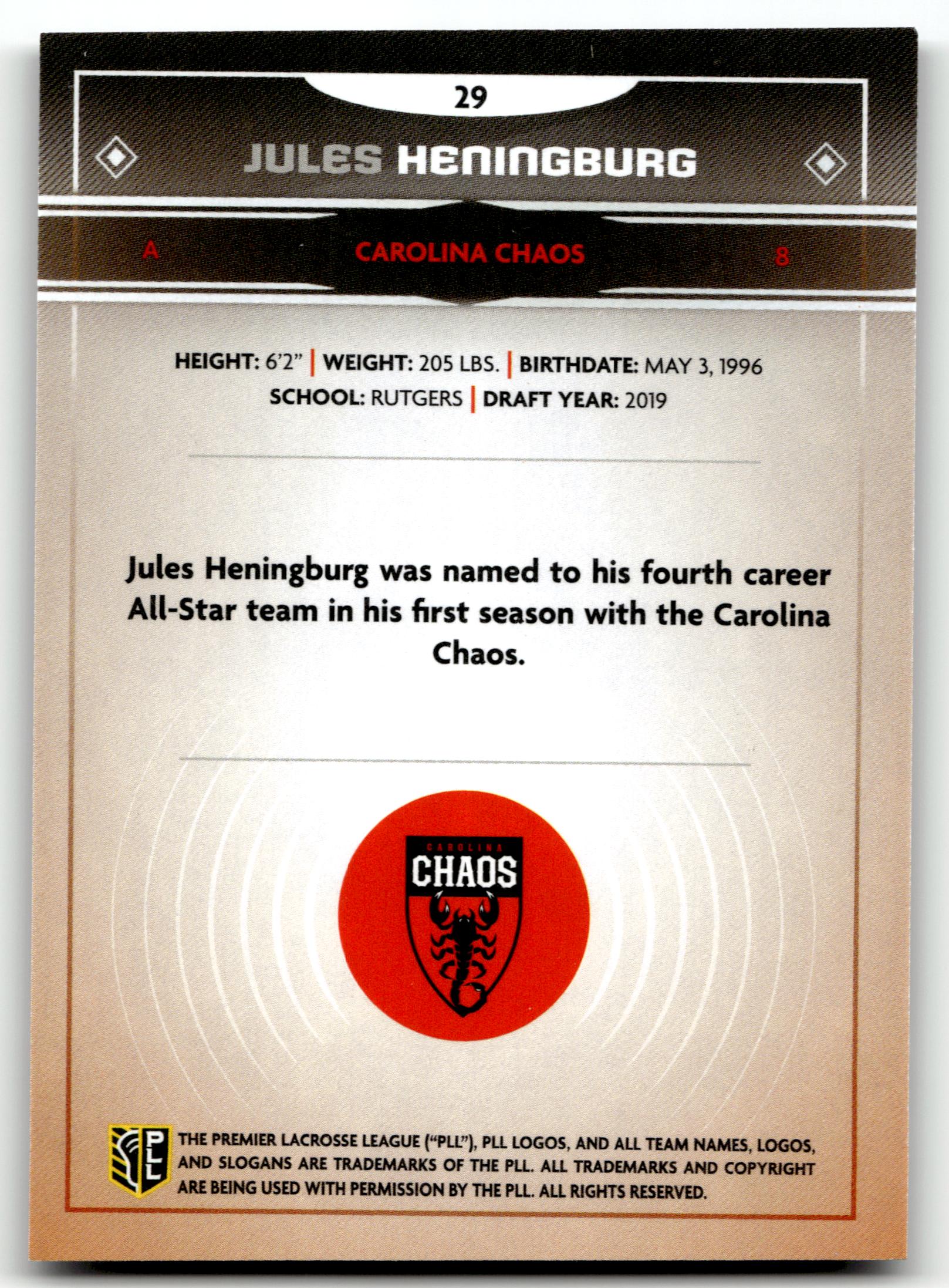 Jules Heningburg 2025 PLL Fieldside Carolina Chaos Cream Of The Cropped #29
