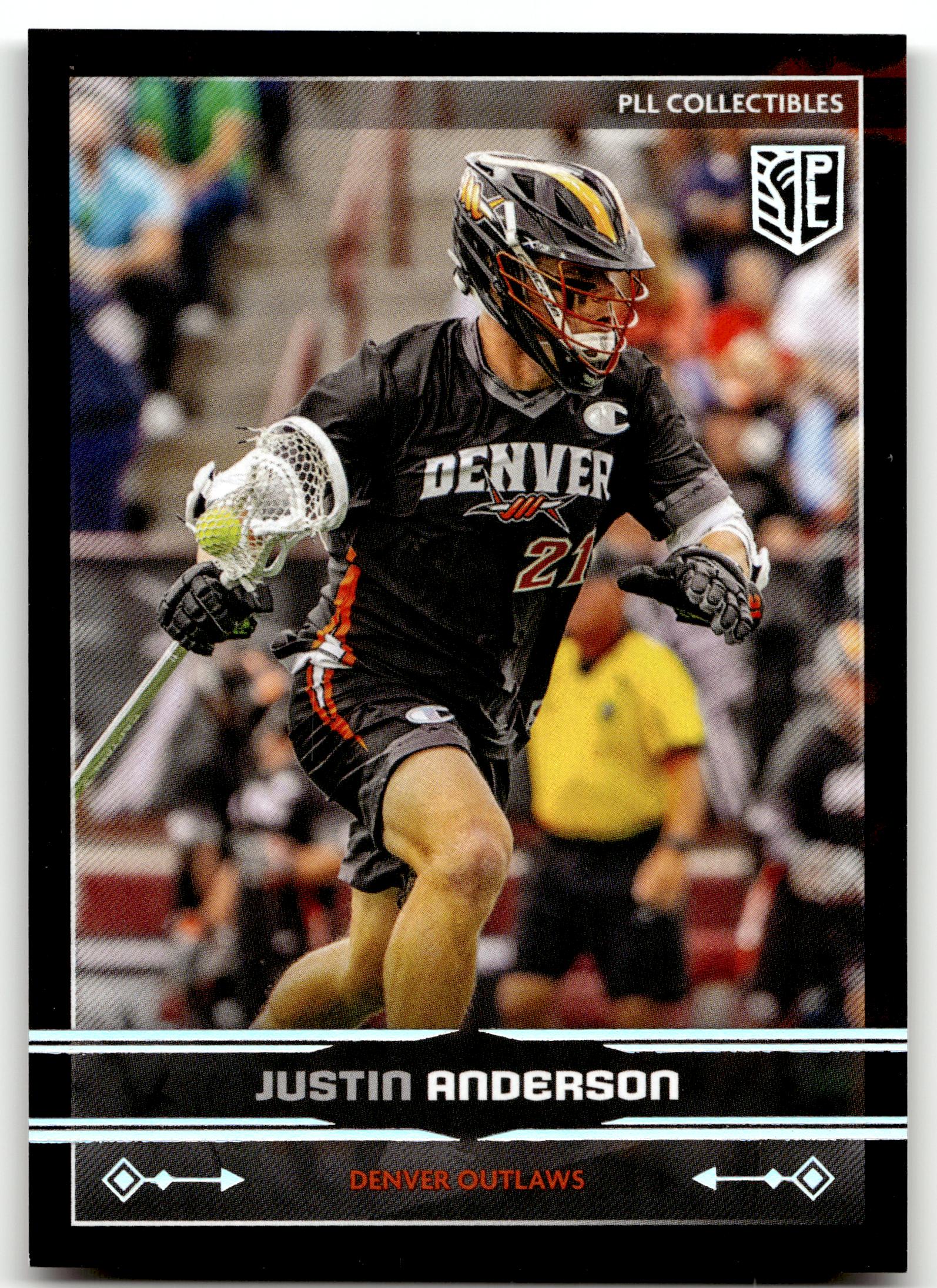 Justin Anderson 2025 PLL Fieldside Denver Outlaws Cream Of The Cropped #74