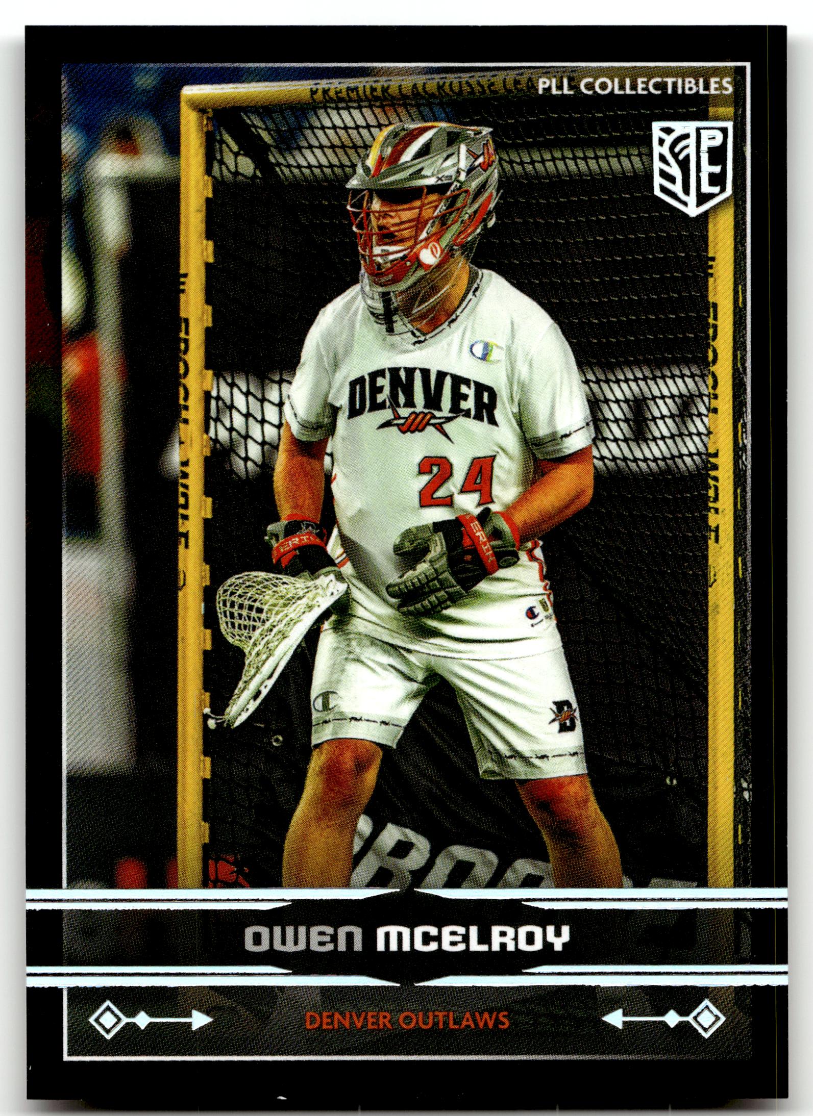 Owen McElroy 2025 PLL Fieldside Denver Outlaws Cream Of The Cropped #90