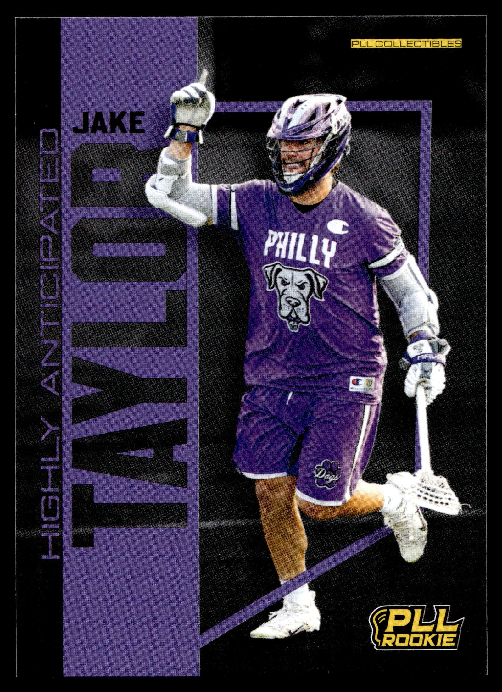 Jake Taylor 2025 PLL Flagship Philadelphia Waterdogs Highly Anticipated #9