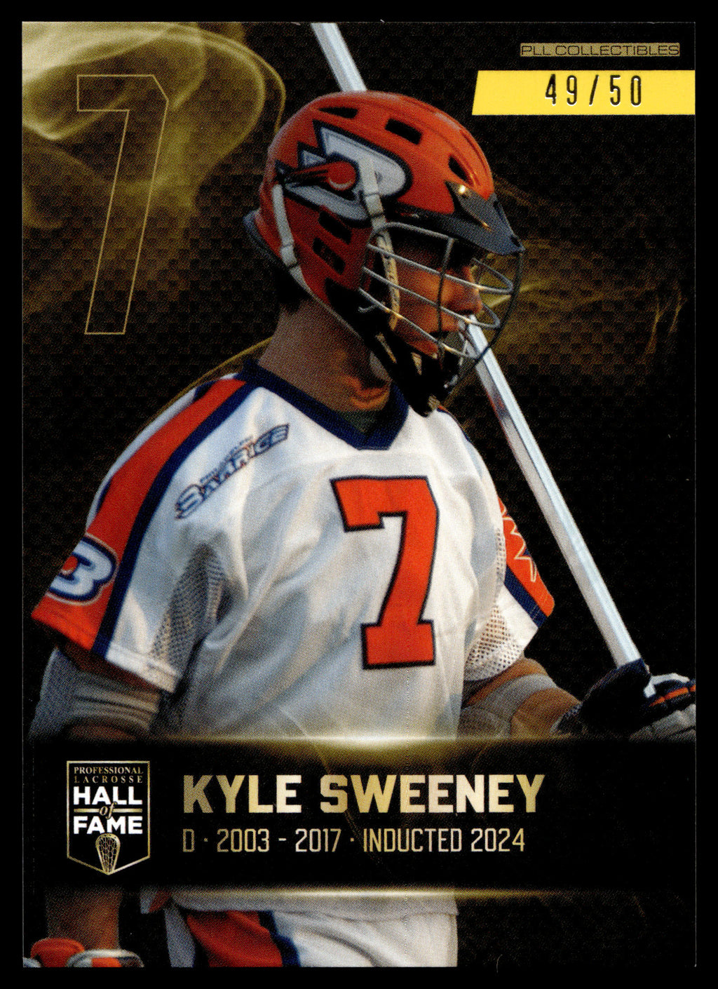 Kyle Sweeney 2025 PLL Flagship Boston Cannons Commemoration 49/50