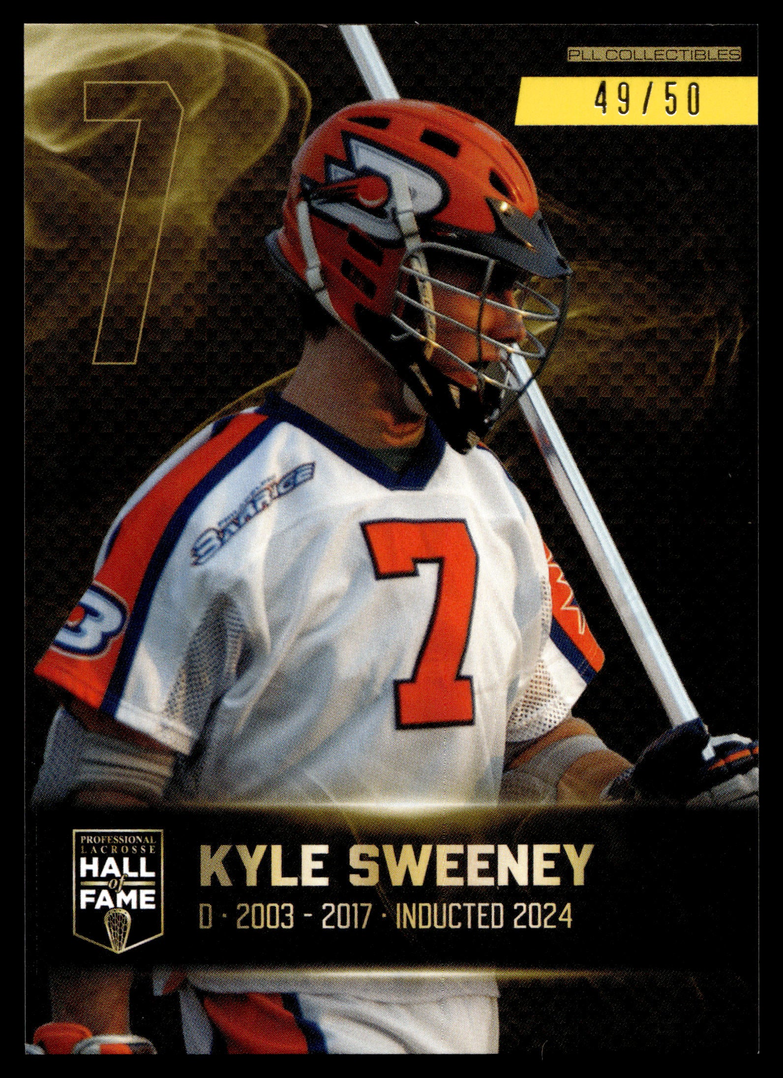 Kyle Sweeney 2025 PLL Flagship Boston Cannons Commemoration 49/50