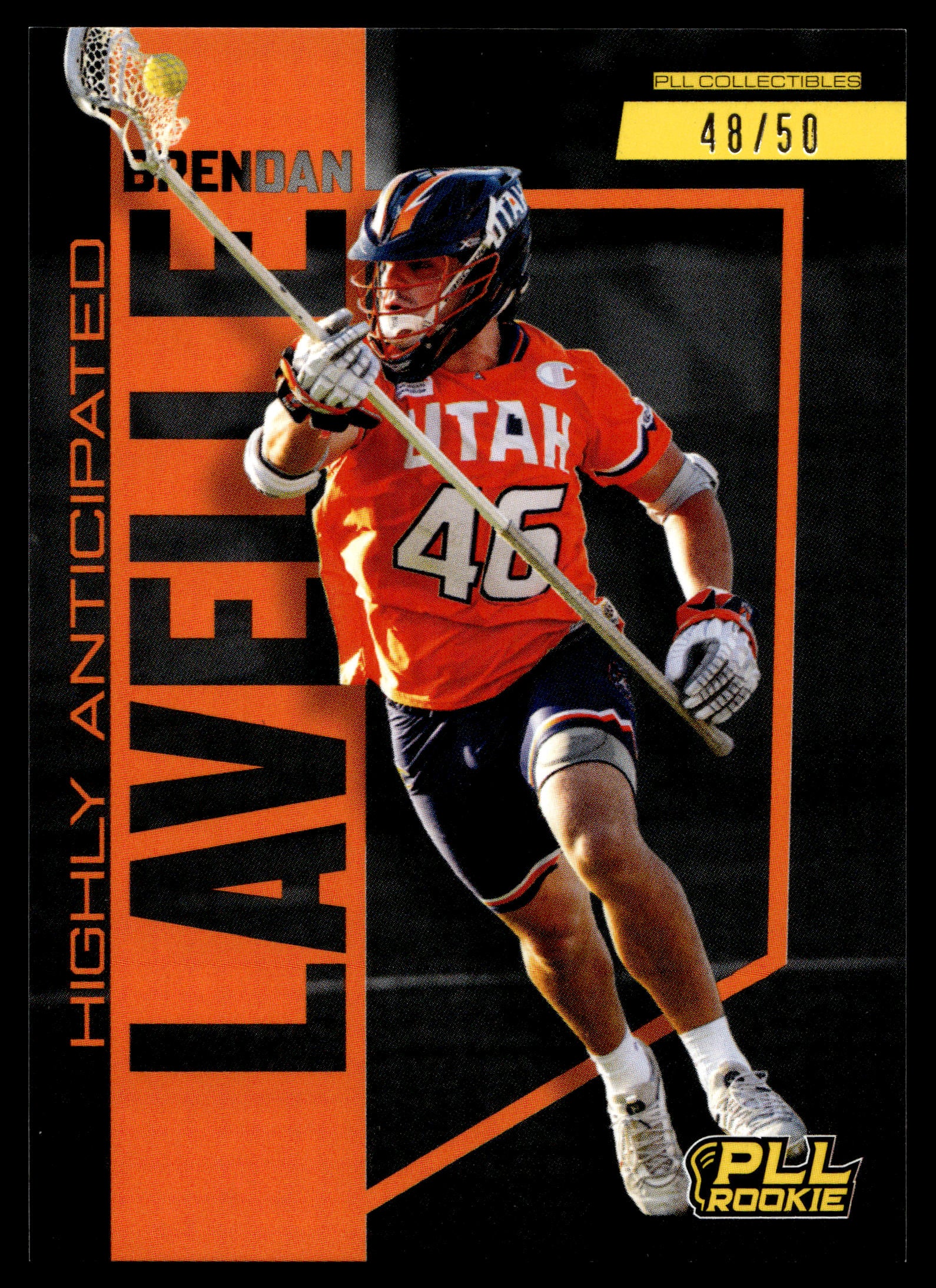 Brendan Lavelle 2025 PLL Flagship Utah Atlas Highly Anticipated 48/50 #5