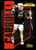 Aidan Carroll 2025 PLL Flagship Maryland Whipsnakes Highly Anticipated 29/50 #7