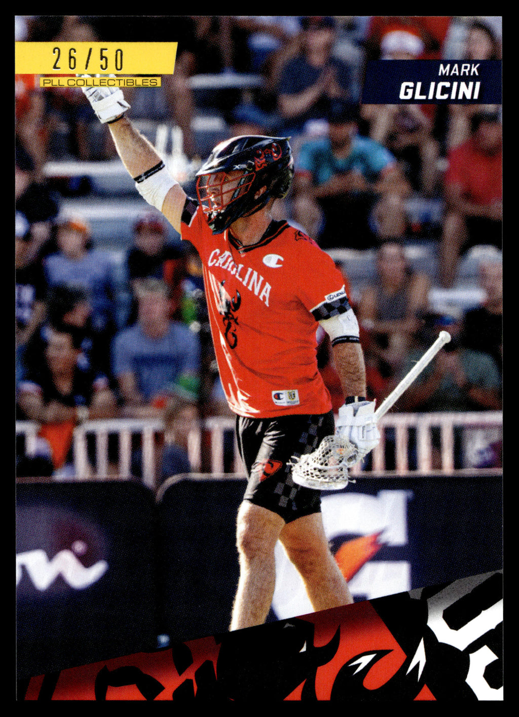 Mark Glicini 2025 PLL Flagship Carolina Chaos Speed Demons 26/50