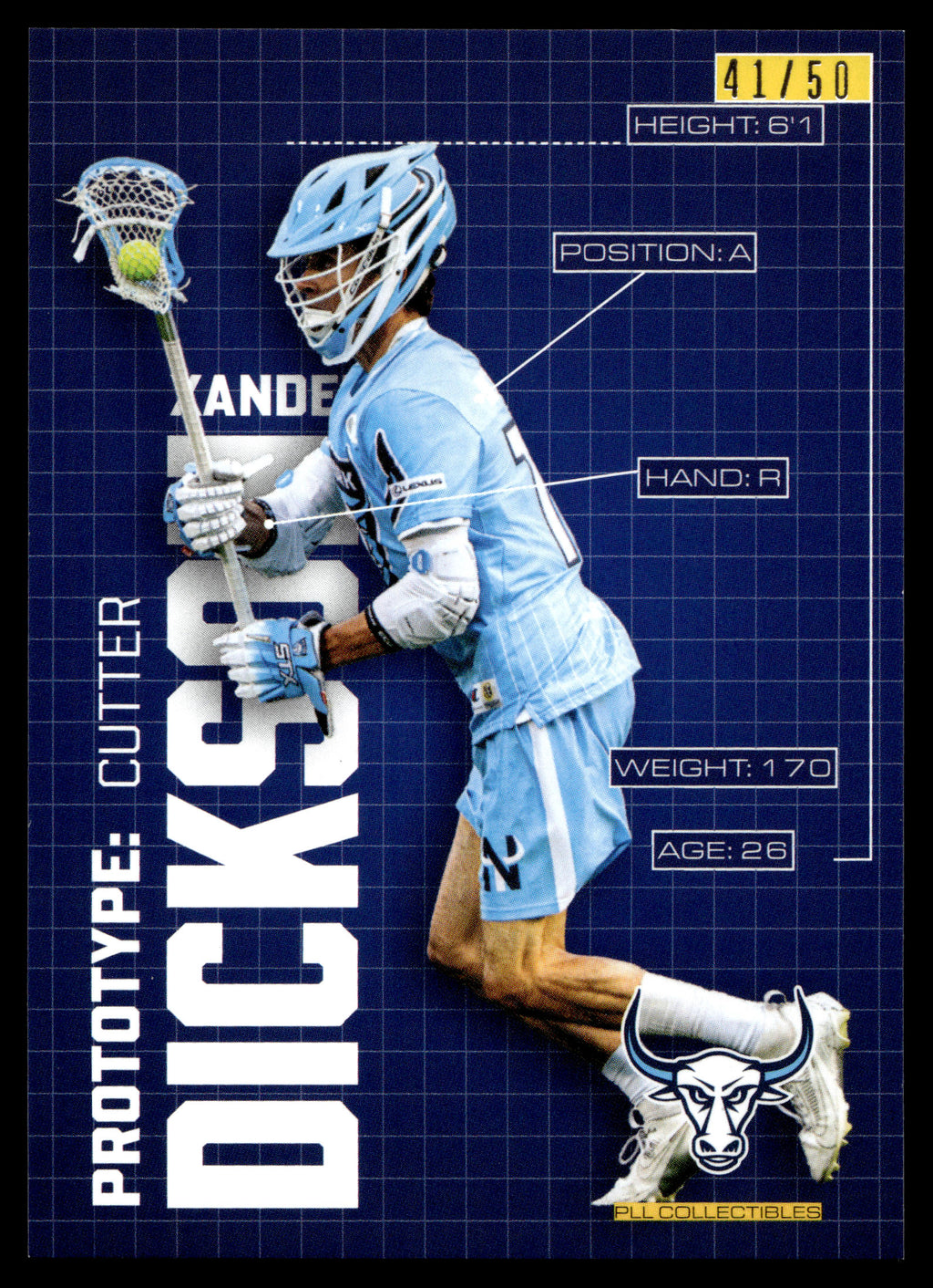 Xander Dickson 2025 PLL Flagship New York Atlas Prototypes 41/50