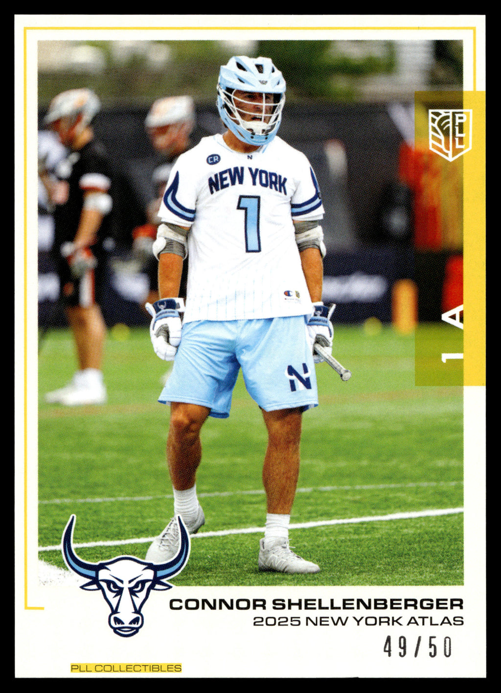 Connor Shellenberger 2025 PLL Flagship New York Atlas Yellow Parallel 49/50 #119