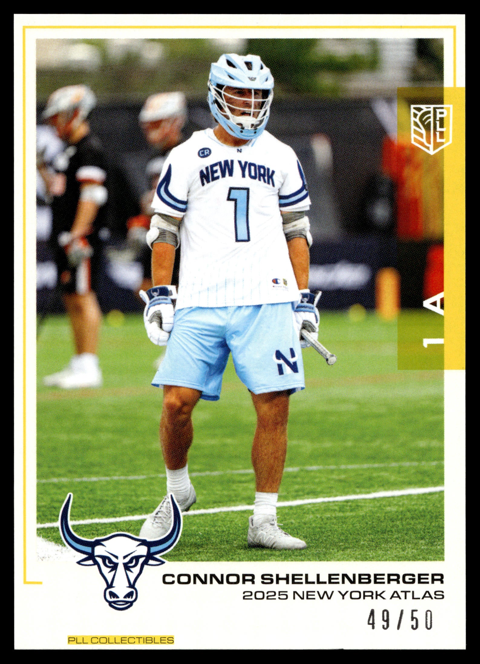 Connor Shellenberger 2025 PLL Flagship New York Atlas Yellow Parallel 49/50 #119
