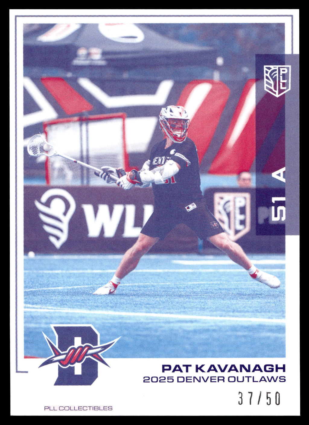 Pat Kavanagh 2025 PLL Flagship Denver Outlaws Spasm Parallel 37/50 #75