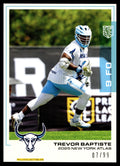 Trevor Baptiste 2025 PLL Flagship New York Atlas Blue Parallel 07/99 #21