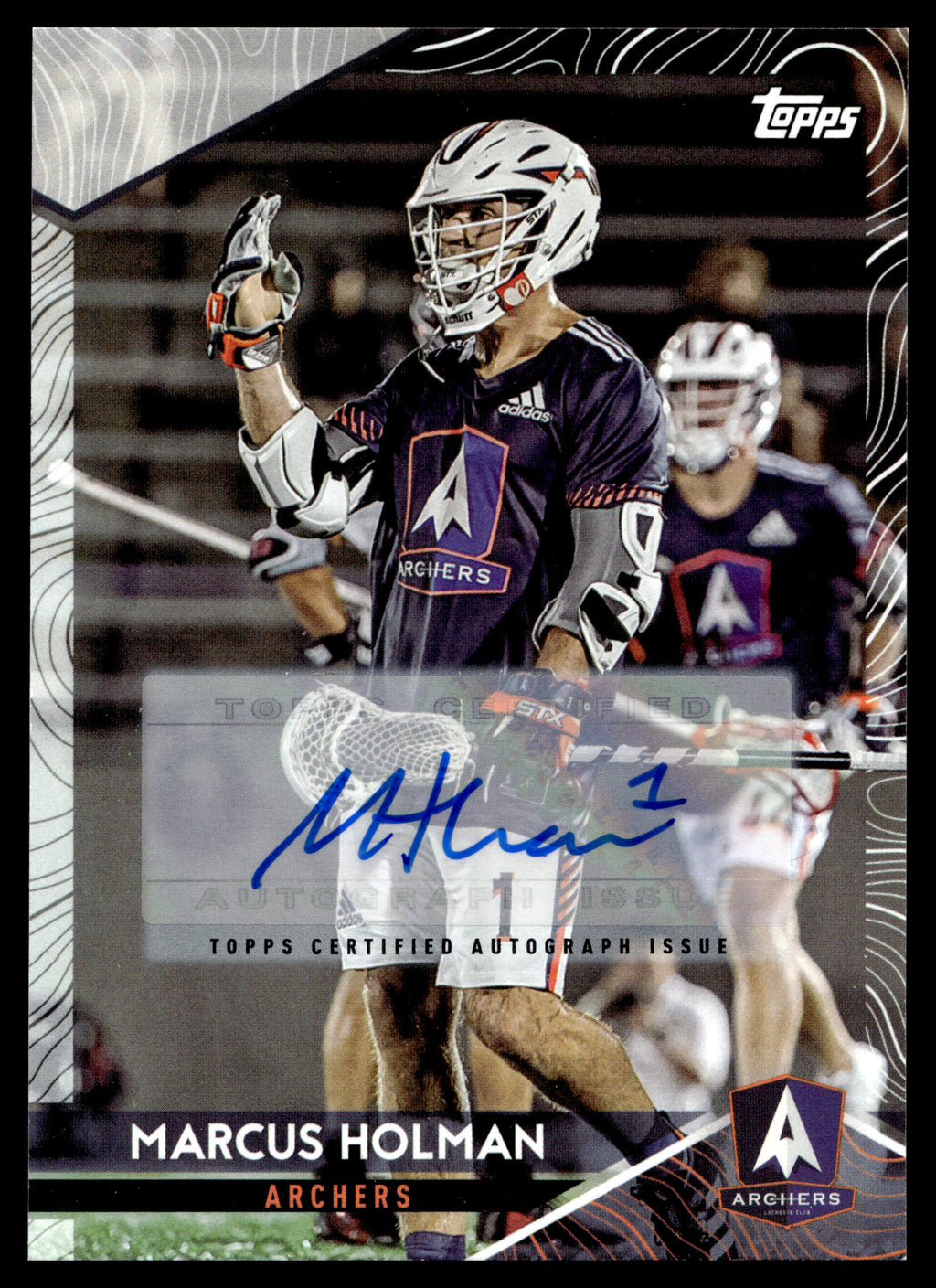 Marcus Holman 2022 Topps PLL Cannons Base Auto #93