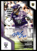 Michael Sowers 2024 PLL Release Philadelphia Waterdogs Base Auto #135