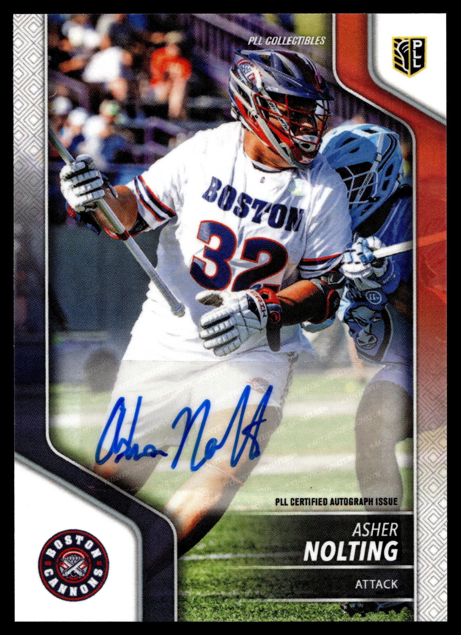 Asher Nolting 2024 PLL Release Boston Cannons Base Auto #59