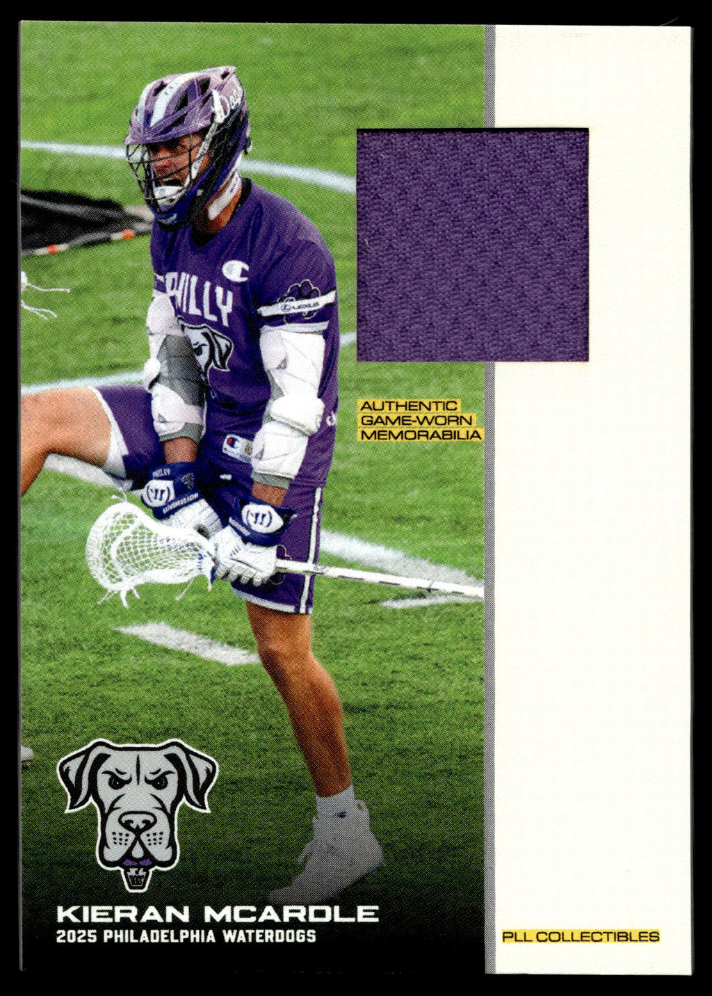 Kieran McArdle 2025 PLL Flagship Philadelphia Waterdogs Relics