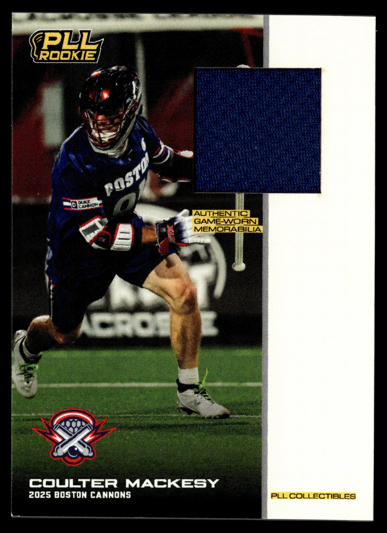 Coulter Mackesy 2025 PLL Flagship Boston Cannons Relics