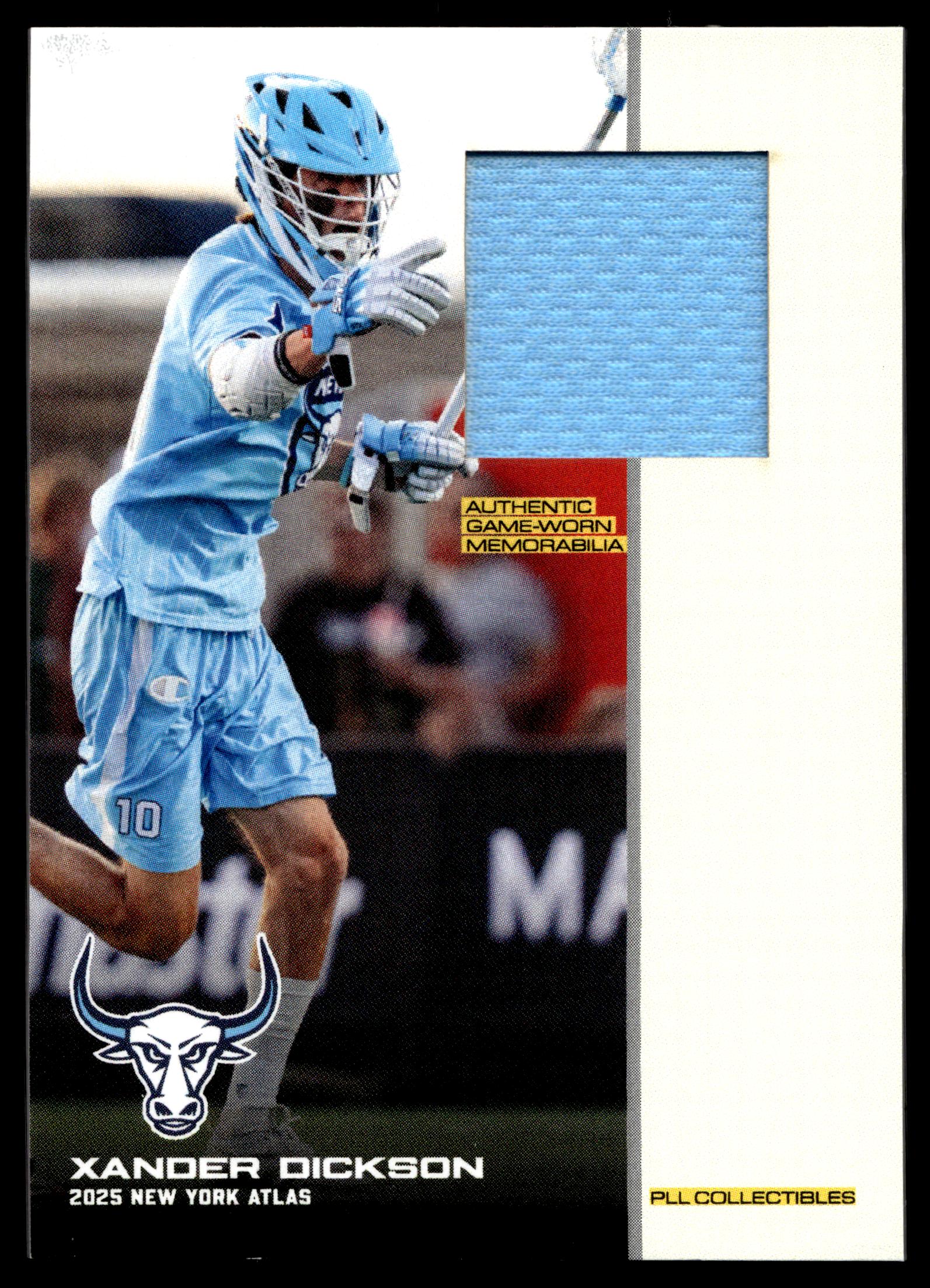 Xander Dickson 2025 PLL Flagship New York Atlas Relic