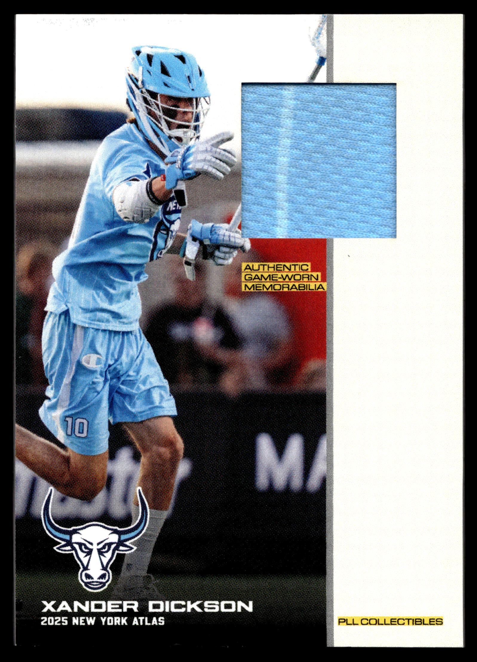 Xander Dickson 2025 PLL Flagship New York Atlas Relic