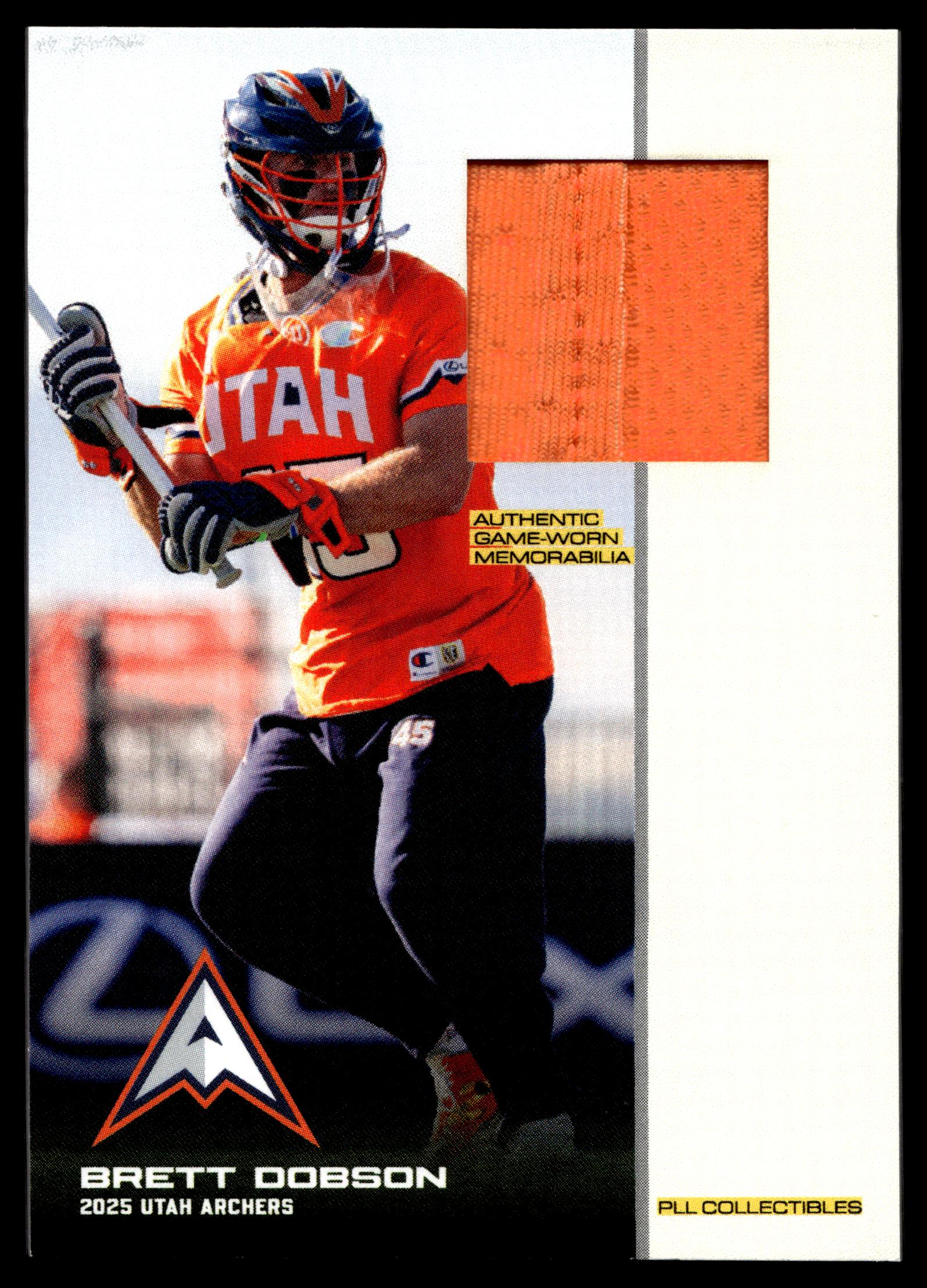 Brett Dobson 2025 PLL Flagship Utah Archers Relic