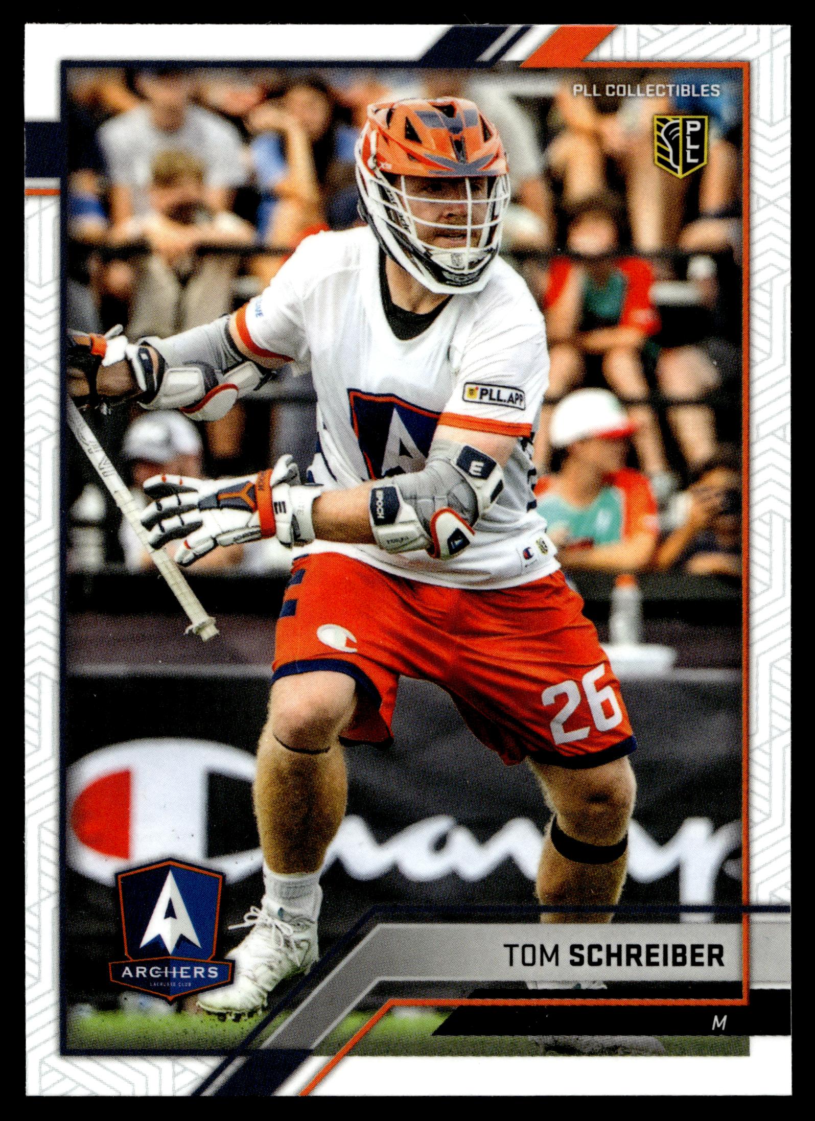 Tom Schreiber 2023 PLL Snapshot Utah Archers #12