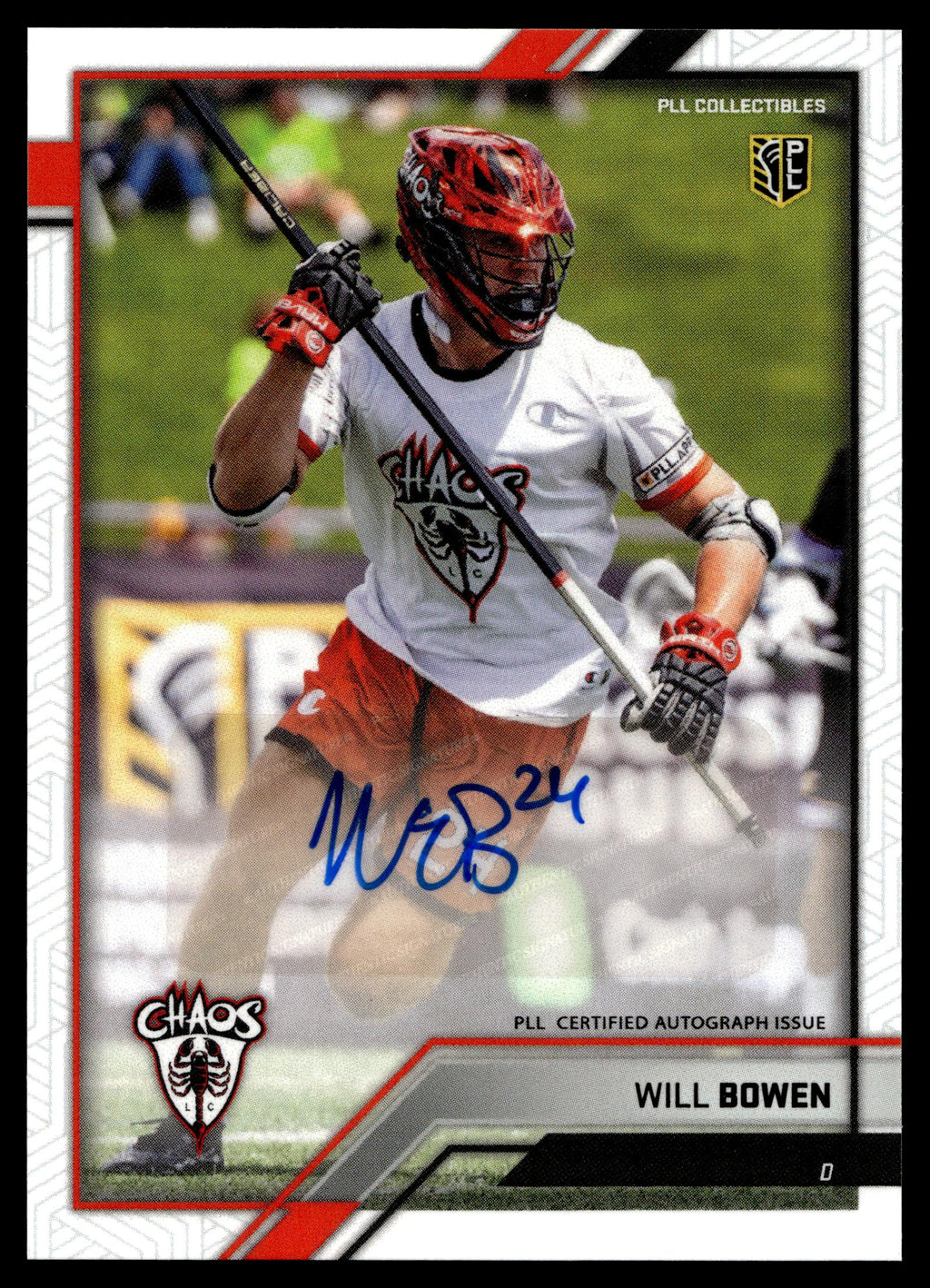 Will Bowen 2023 PLL Snapshot Carolina Chaos Auto #2