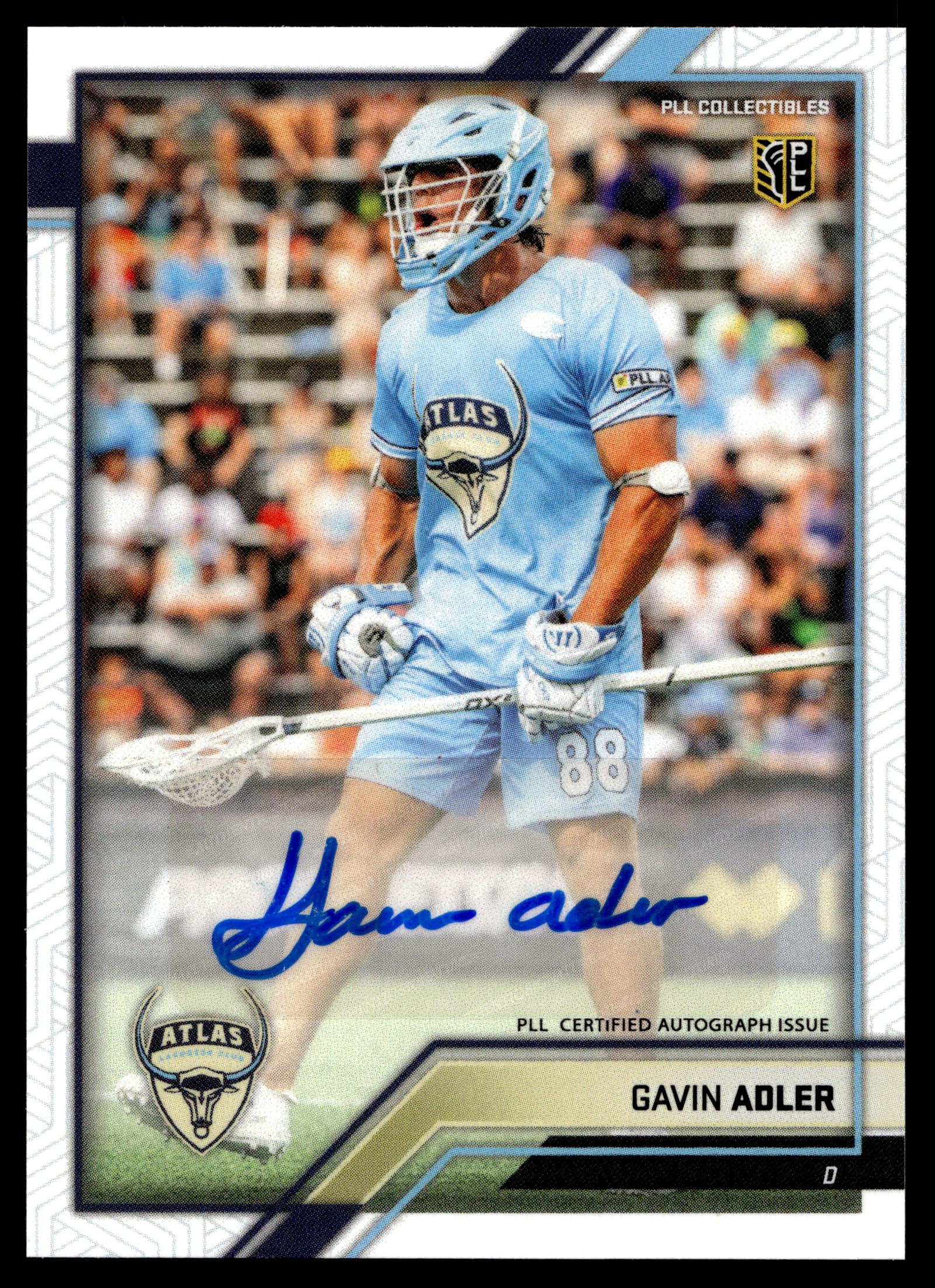 Gavin Adler 2023 PLL Snapshot New York Atlas Auto #4