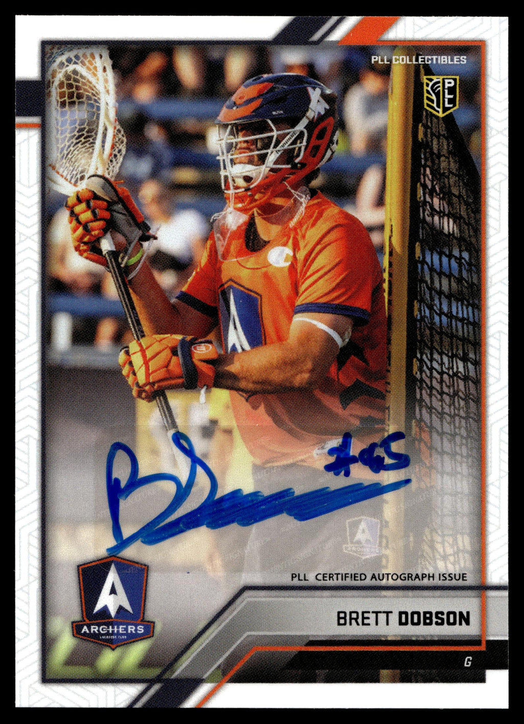 Brett Dobson 2023 PLL Snapshot Utah Archers Auto #35