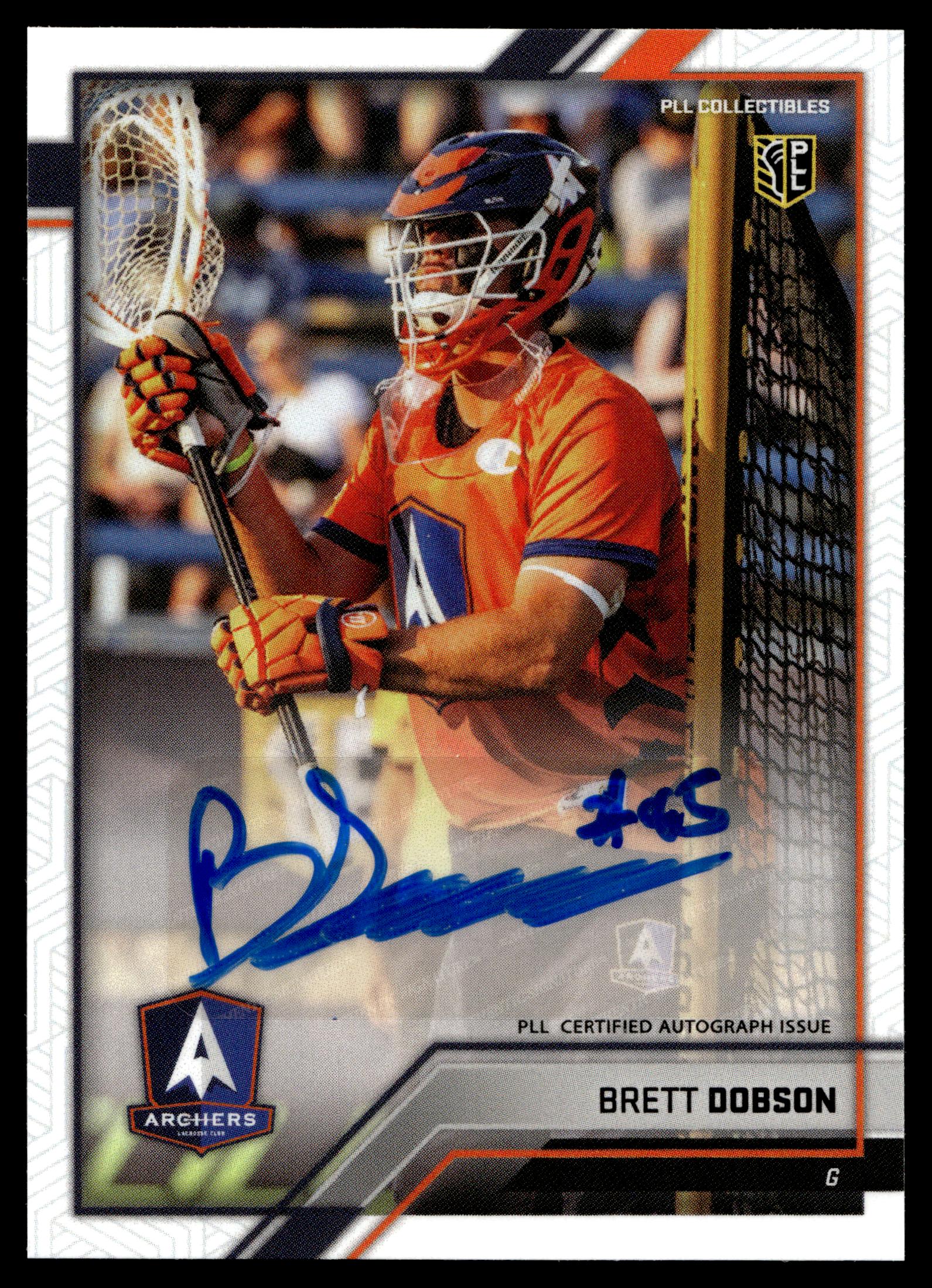 Brett Dobson 2023 PLL Snapshot Utah Archers Auto #35