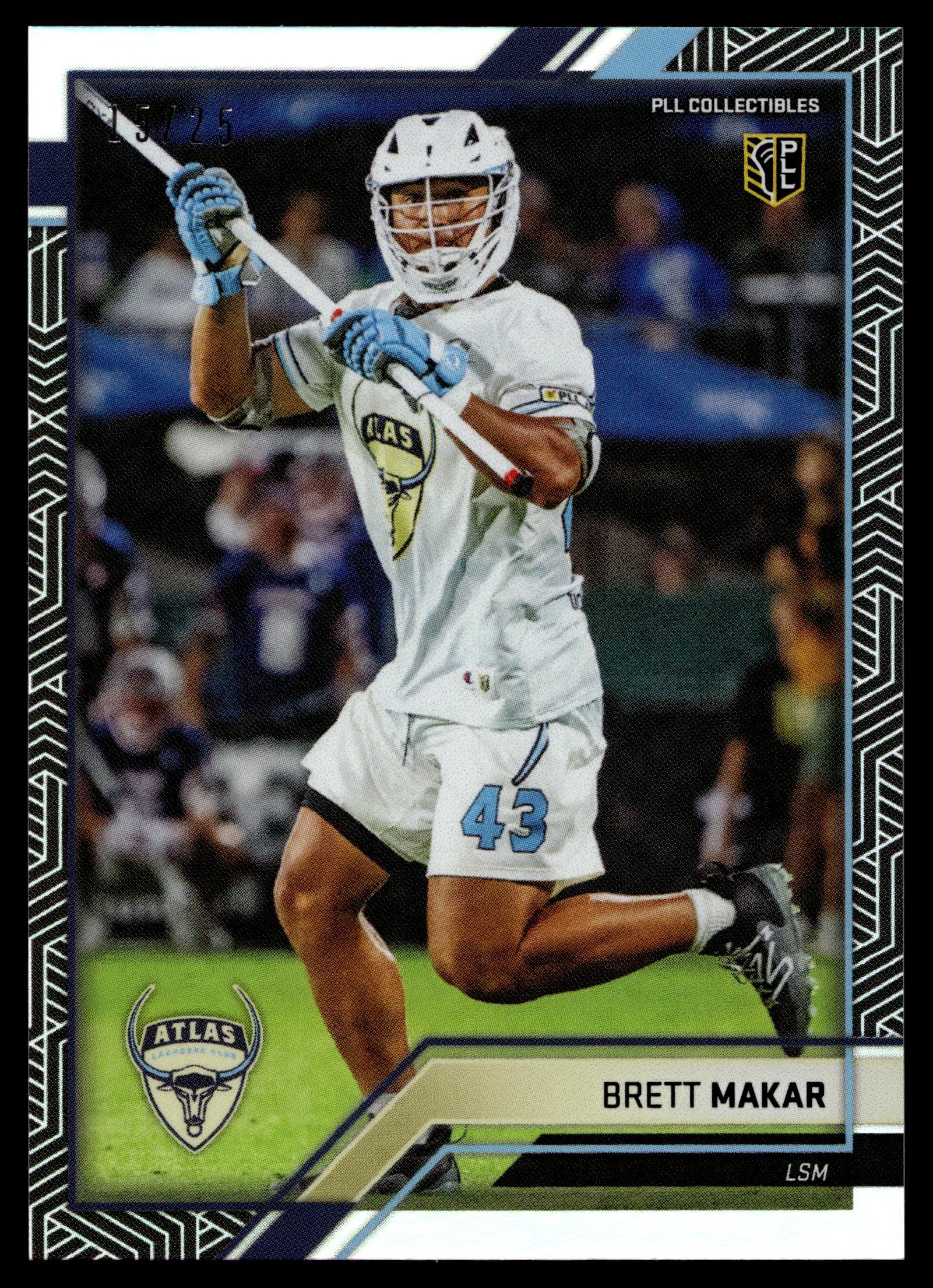 Brett Makar 2023 PLL Snapshot New York Atlas Black 15/25 #5