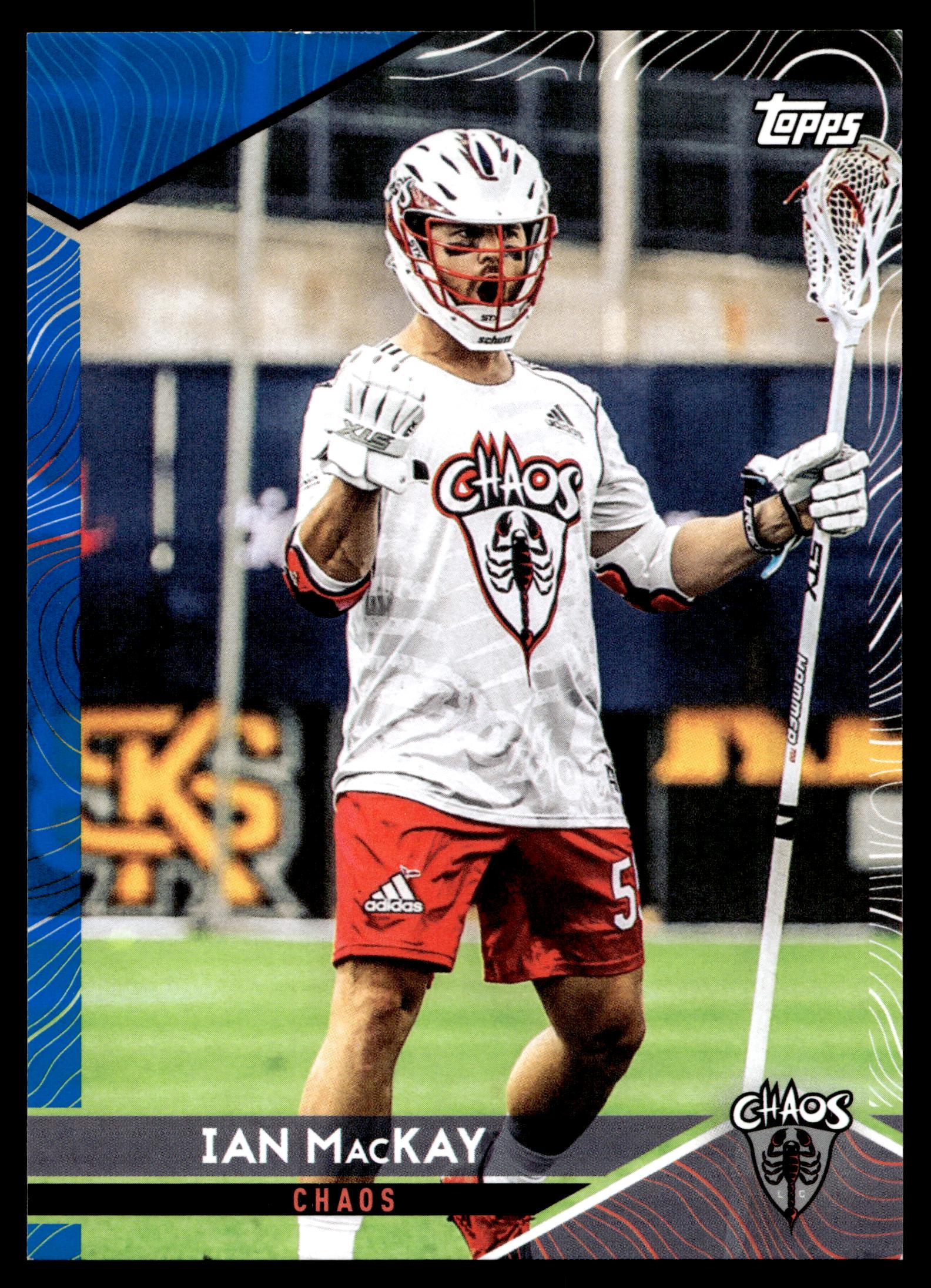 Ian Mackay 2022 Topps PLL Chaos Blue 76/99 #3