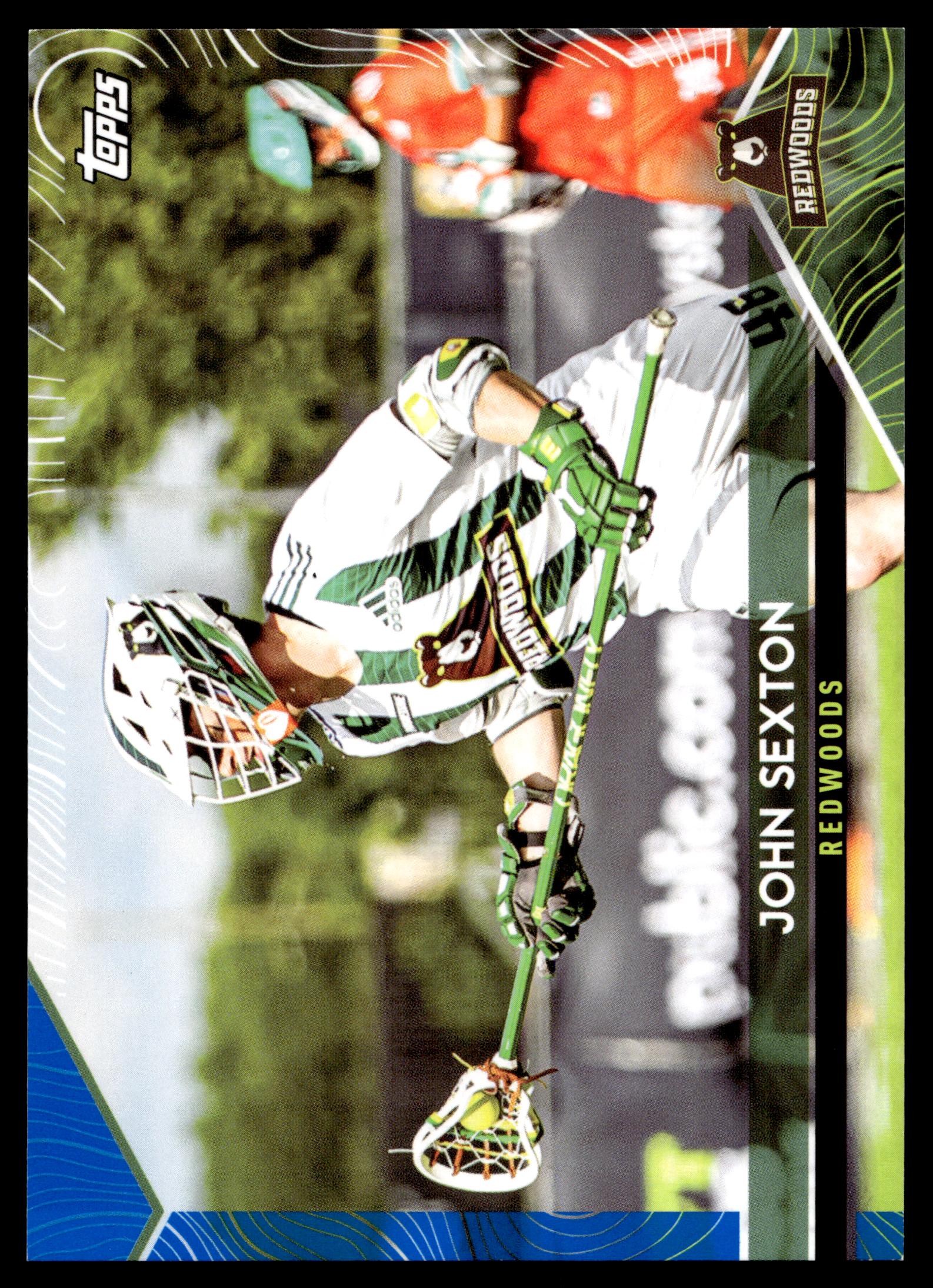 John Sexton 2022 Topps PLL Redwoods Blue 69/99 #9