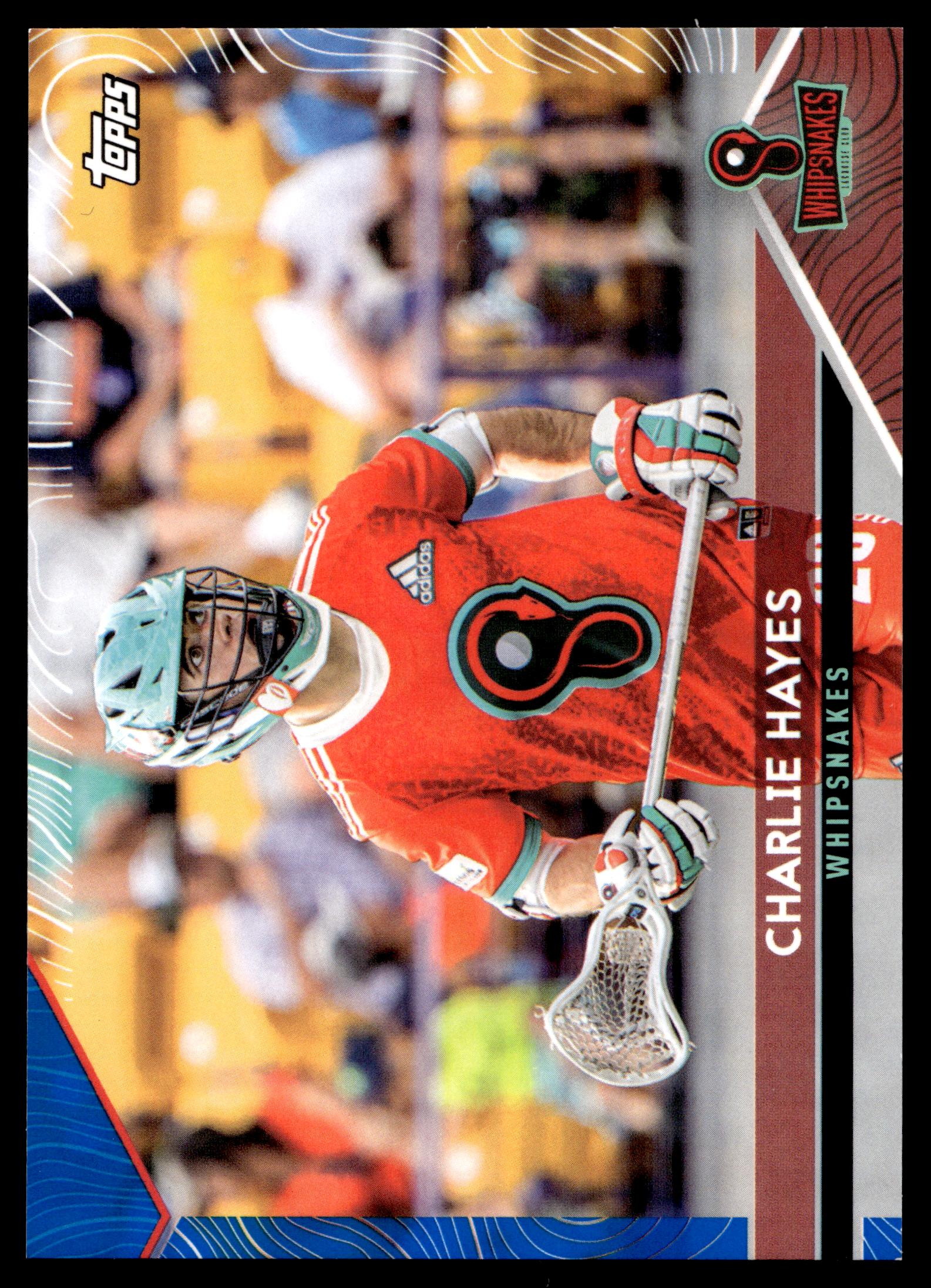 Charlie Hayes 2022 Topps PLL Whipsnakes Blue 67/99 #16