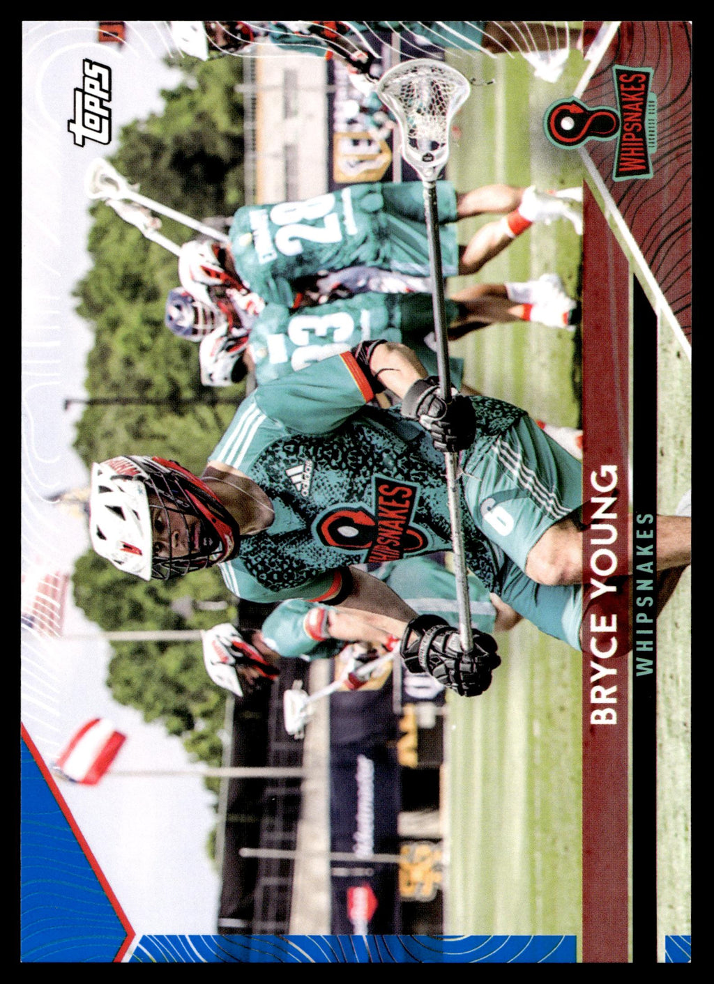 Bryce Young 2022 Topps PLL Whipsnakes Blue 65/99 #48