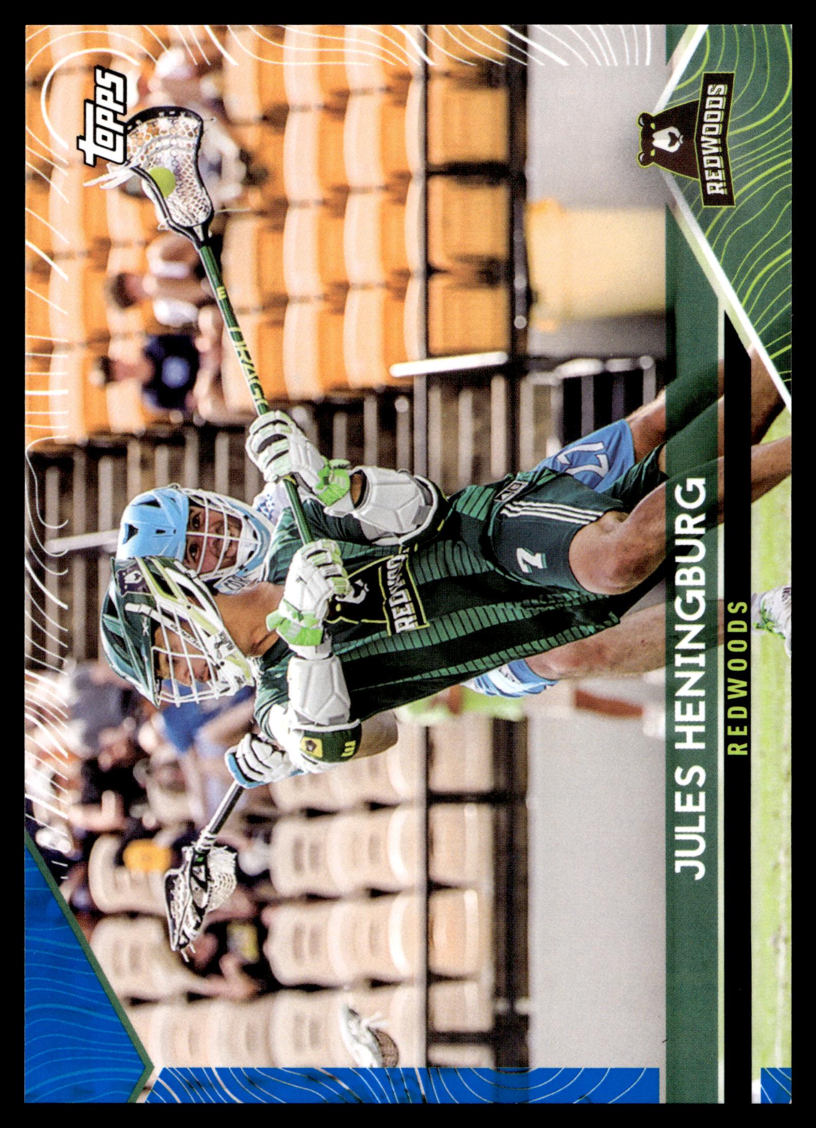 Jules Heningburg 2022 Topps PLL Redwoods Blue 90/99 #89