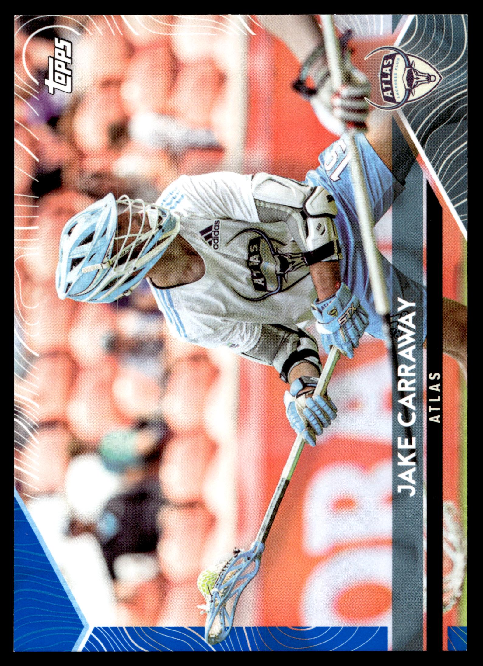 Jake Carraway 2022 Topps PLL Atlas Blue 33/99 #79