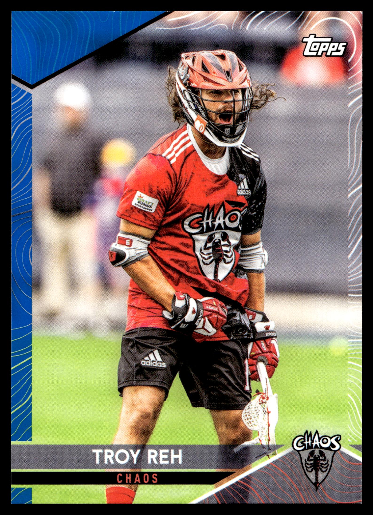 Troy Reh 2022 Topps PLL Chaos Blue 56/99 #115
