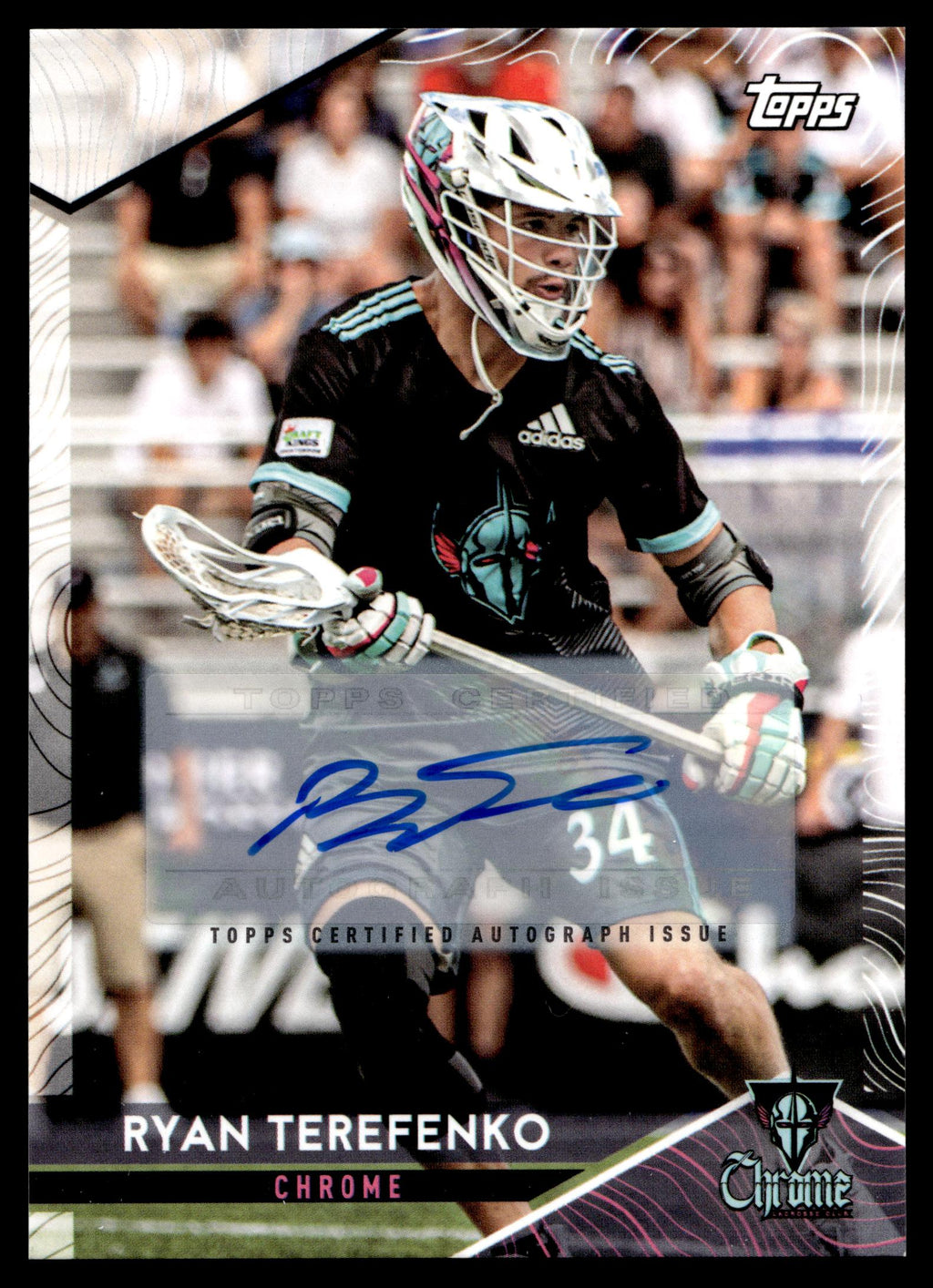Ryan Terefenko 2022 Topps PLL Chrome Base Auto #1