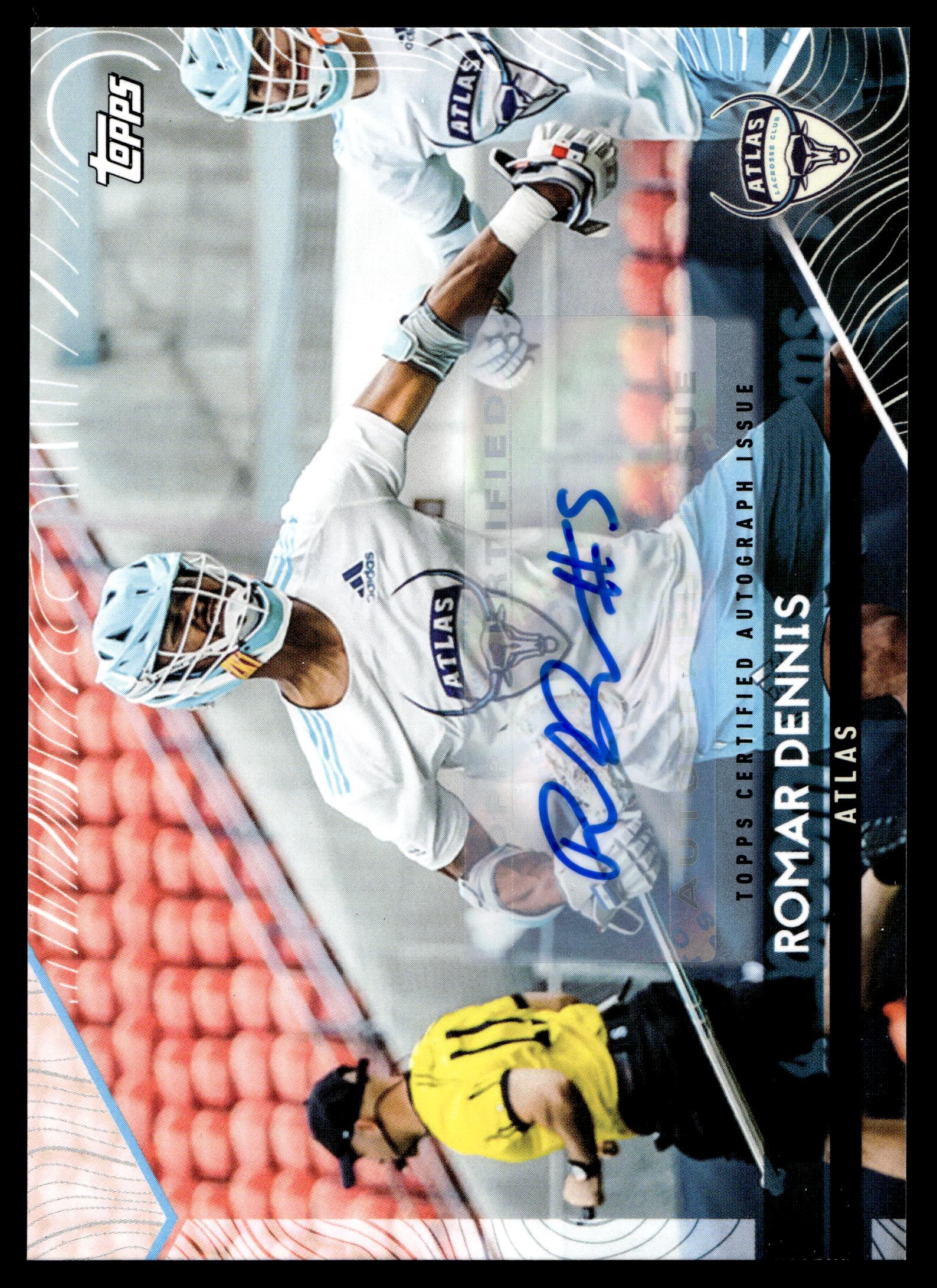Romar Dennis 2022 Topps PLL Atlas Base Auto #13