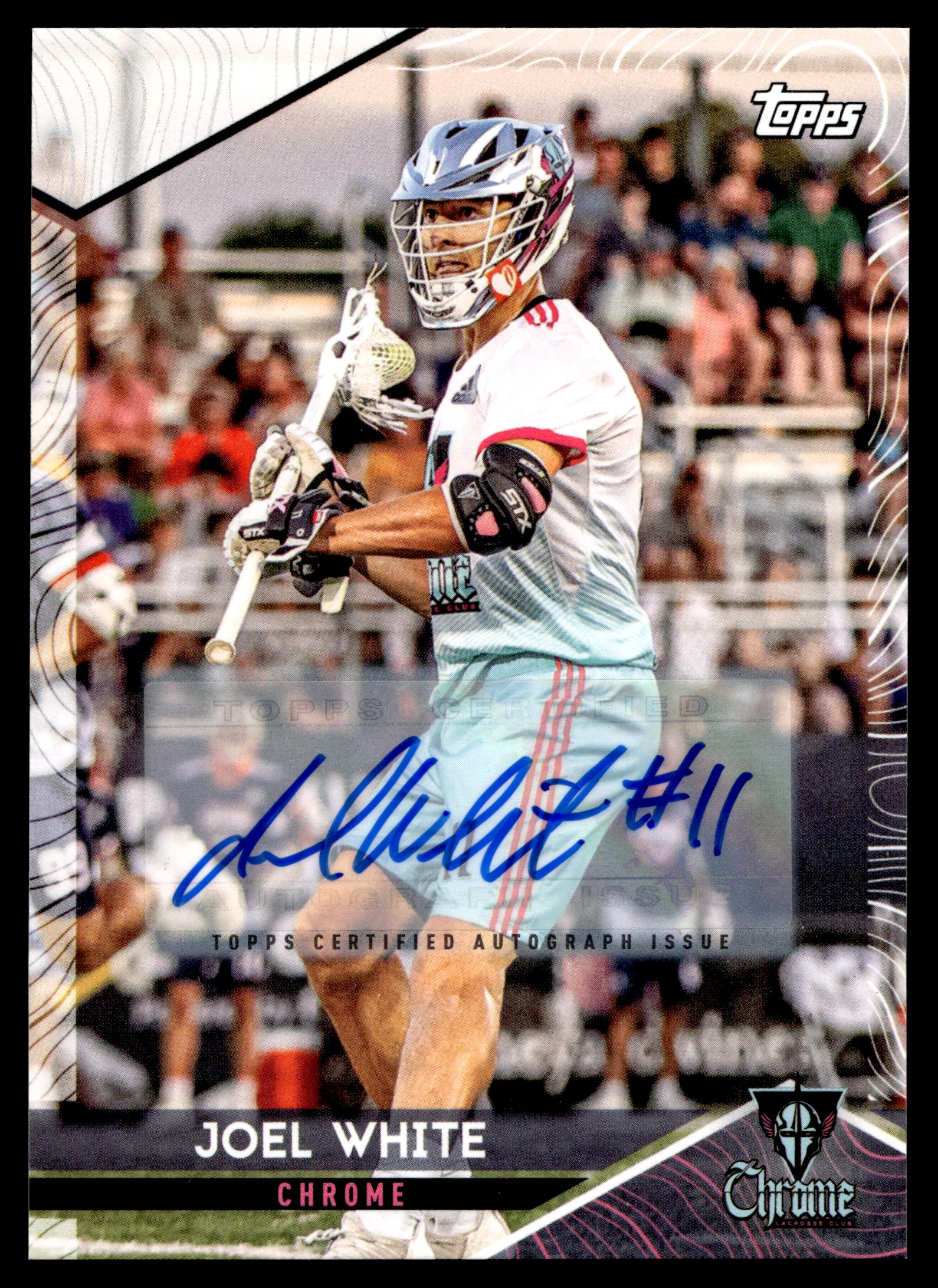 Joel White 2022 Topps PLL Chrome Base Auto #34