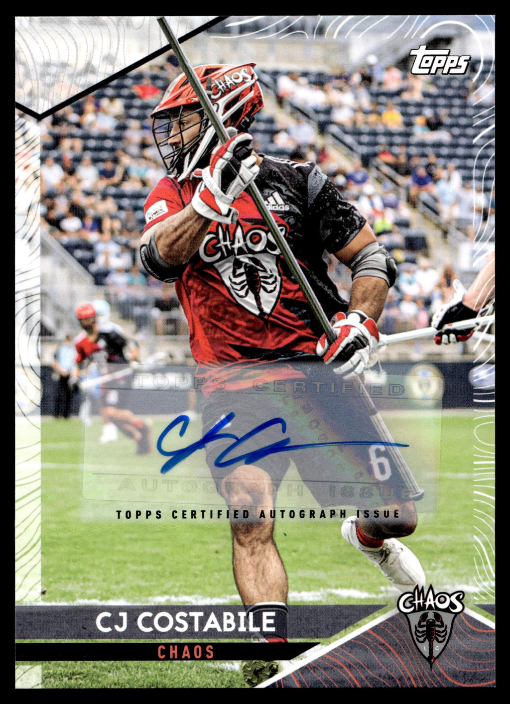 CJ Costabile 2022 Topps PLL Chaos Base Auto #71