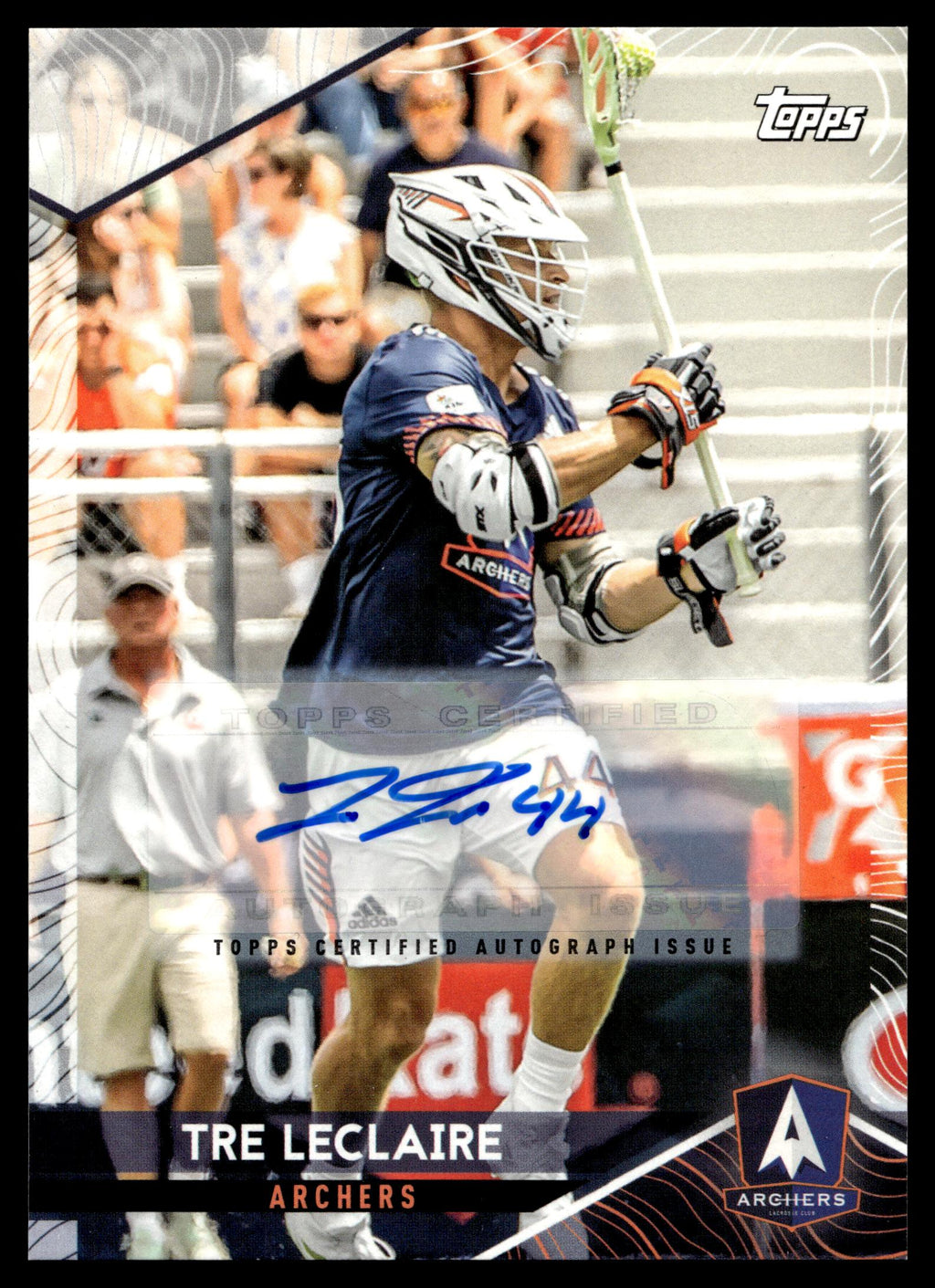 Tre Leclaire 2022 Topps PLL Atlas Base Auto #112