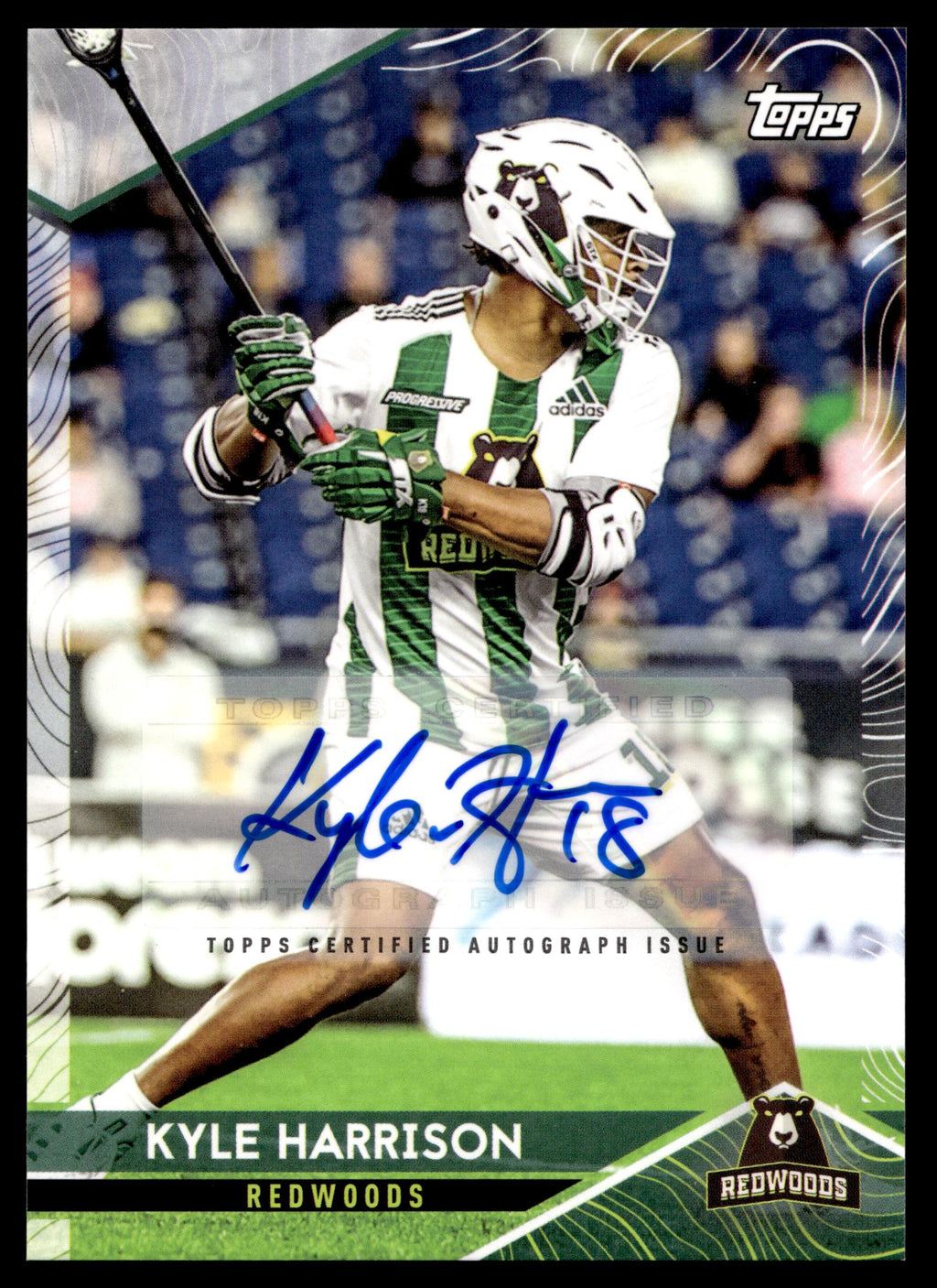 Kyle Harrison 2022 Topps PLL Redwoods Base Auto #148