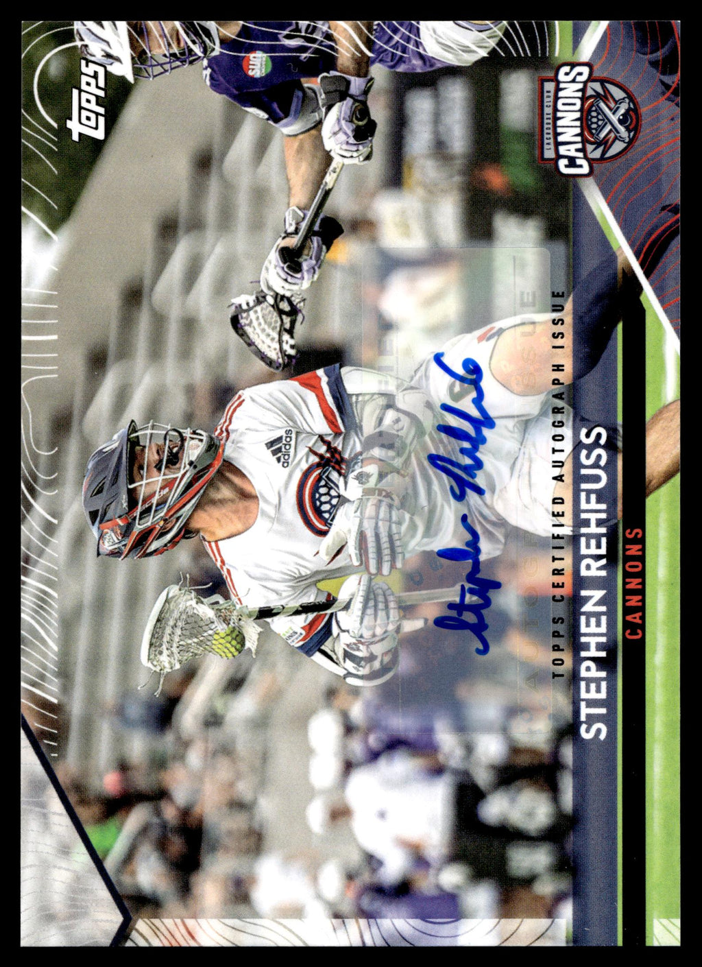 Stephen Rehfuss 2022 Topps PLL Cannons Base Auto #173